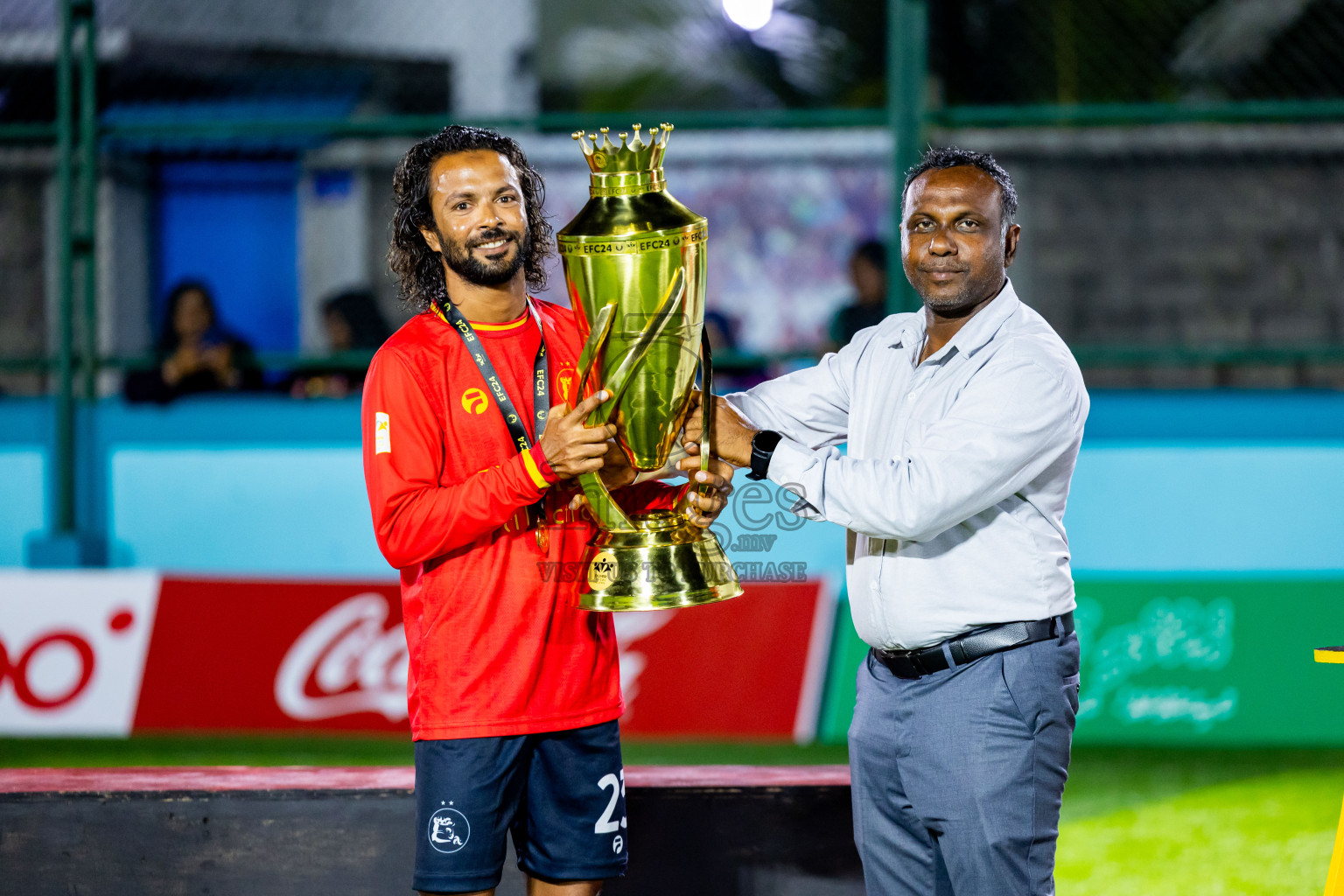 Dee Ess Kay vs Kovigoani in Final of Laamehi Dhiggaru Ekuveri Futsal Challenge 2024 was held on Wednesday, 31st July 2024, at Dhiggaru Futsal Ground, Dhiggaru, Maldives Photos: Nausham Waheed / images.mv