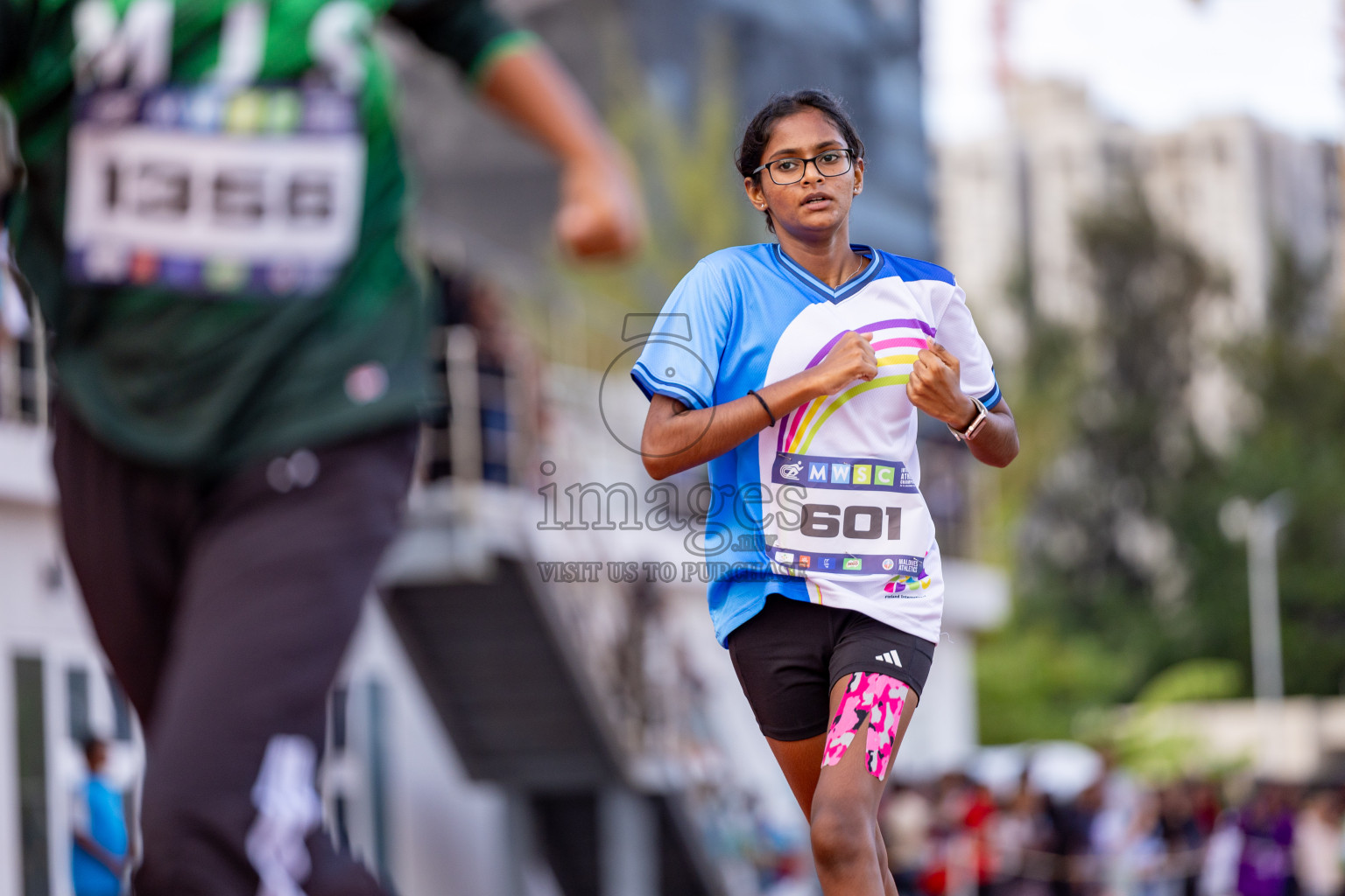 Day 2 of MWSC Interschool Athletics Championships 2024 held in Hulhumale Running Track, Hulhumale, Maldives on Sunday, 10th November 2024. 
Photos by: Hassan Simah / Images.mv