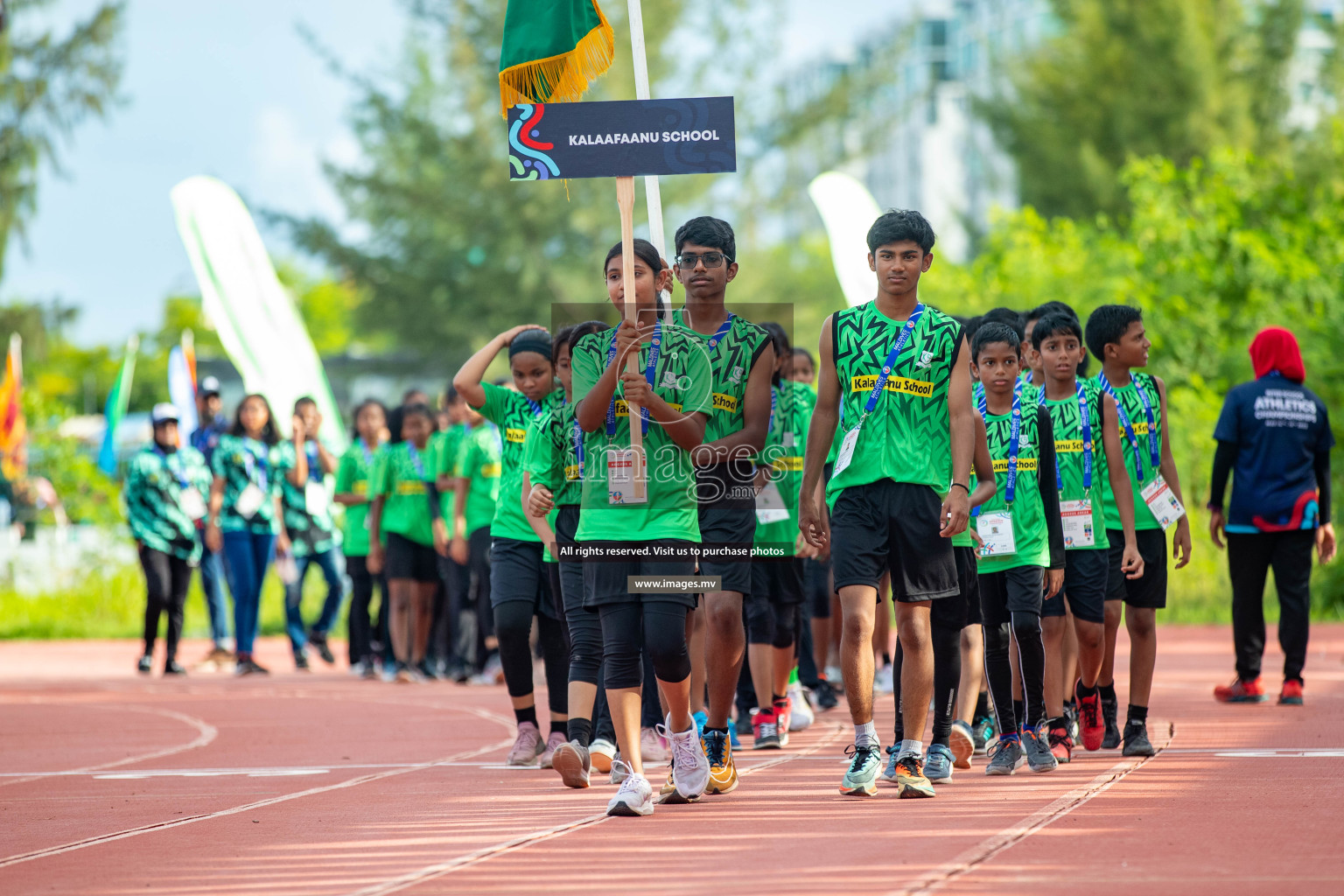 Day one of Inter School Athletics Championship 2023 was held at Hulhumale' Running Track at Hulhumale', Maldives on Saturday, 14th May 2023. Photos: Nausham Waheed / images.mv