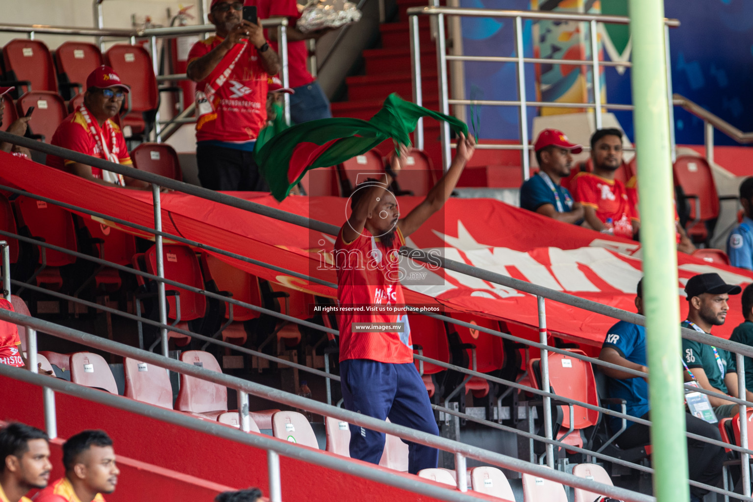 Maziya Sports & Recreation Club vs Bashundhara Kings in the group stage of AFC Cup 2023 held in the National Stadium, Male, Maldives, on Tuesday 19th September 2023. Photos: Mohamed Mahfooz Moosa