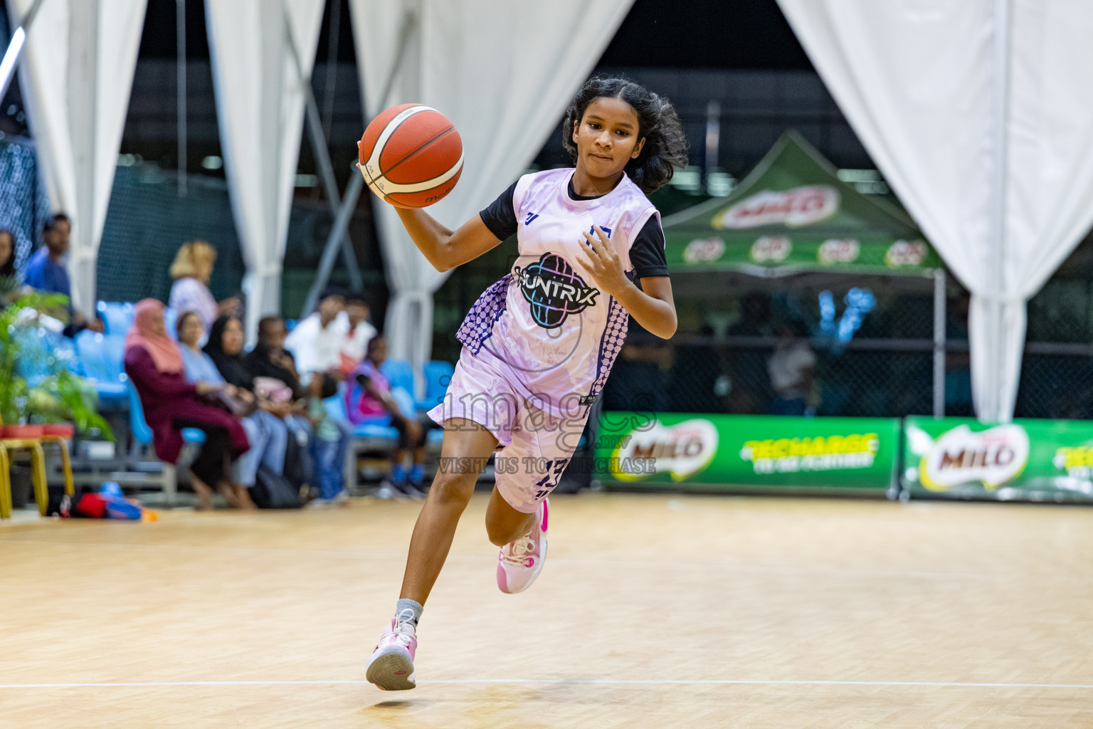 Milo 5 x 5 Junior Challenge 2025 - Basketball tournament held in Basketball Training Center, Male', Maldives on Thursday, 09th October 2025. 
Photo by: Hassan Simah / Images.mv