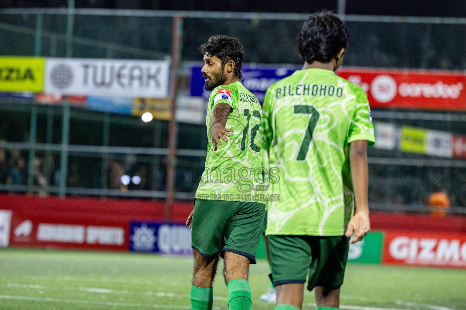 F Bilehdhoo VS F Feeali in Day 21 of Golden Futsal Challenge 2025 was held on Saturday, 25 January 2025, in Hulhumale', Maldives. 
Photos: Hassan Simah / images.mv