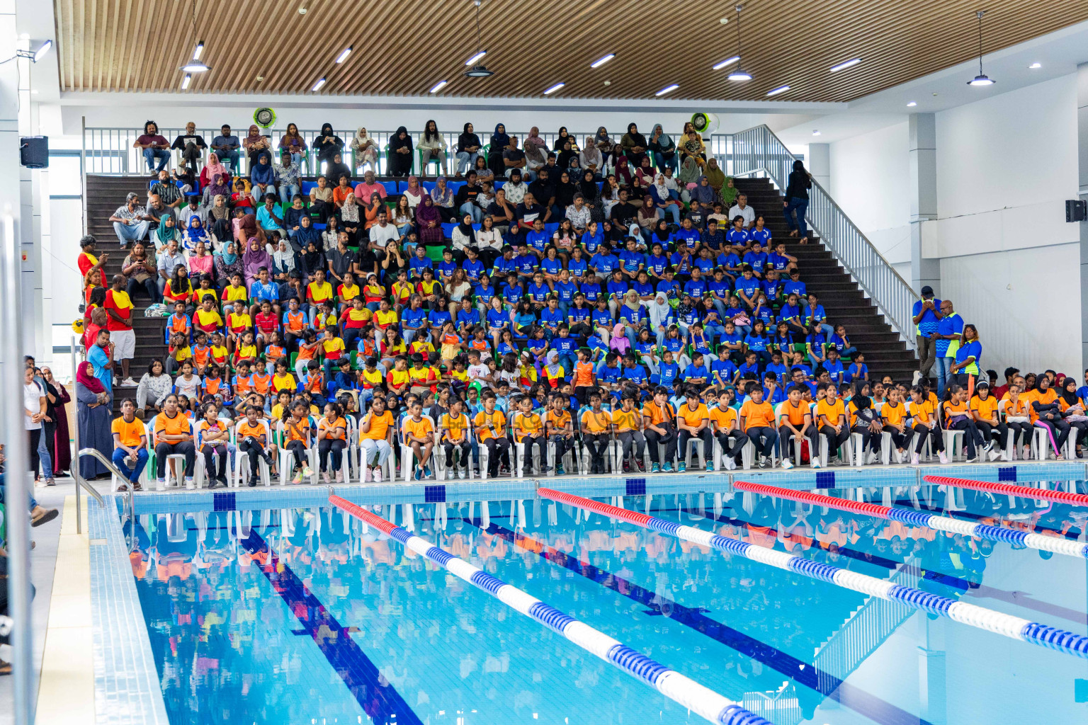 Closing Ceremony of 4th National Kids Swimming Festival 2023 on 9th December 2023, held in Hulhumale', Maldives Photos: Nausham Waheed / Images.mv