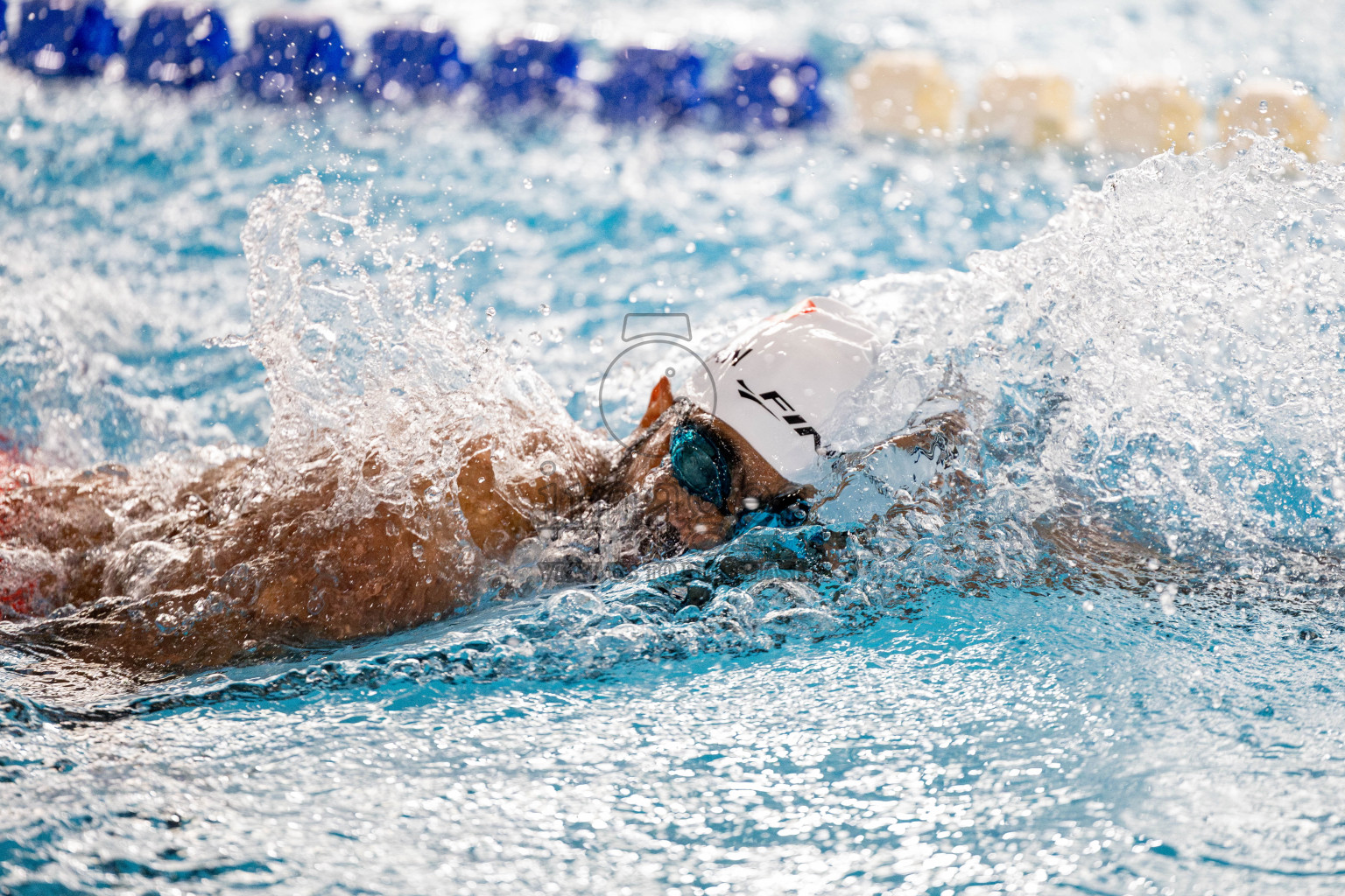 Day 4 of National Swimming Championship 2024 held in Hulhumale', Maldives on Monday, 16th December 2024. 
Photos: Hassan Simah / images.mv