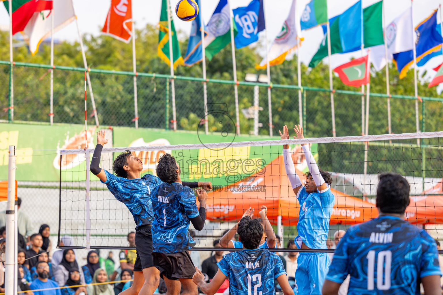 Day 11 of Interschool Volleyball Tournament 2024 was held in Ekuveni Volleyball Court at Male', Maldives on Monday, 2nd December 2024.
Photos: Ismail Thoriq / images.mv