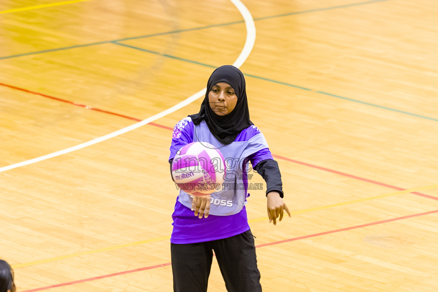 Day 9 of 24th Milo Netball Association Championship was held in Social Center at Male', Maldives on Tuesday, 9th September 2025. Photos: Mohamed Mahfooz Moosa / images.mv
