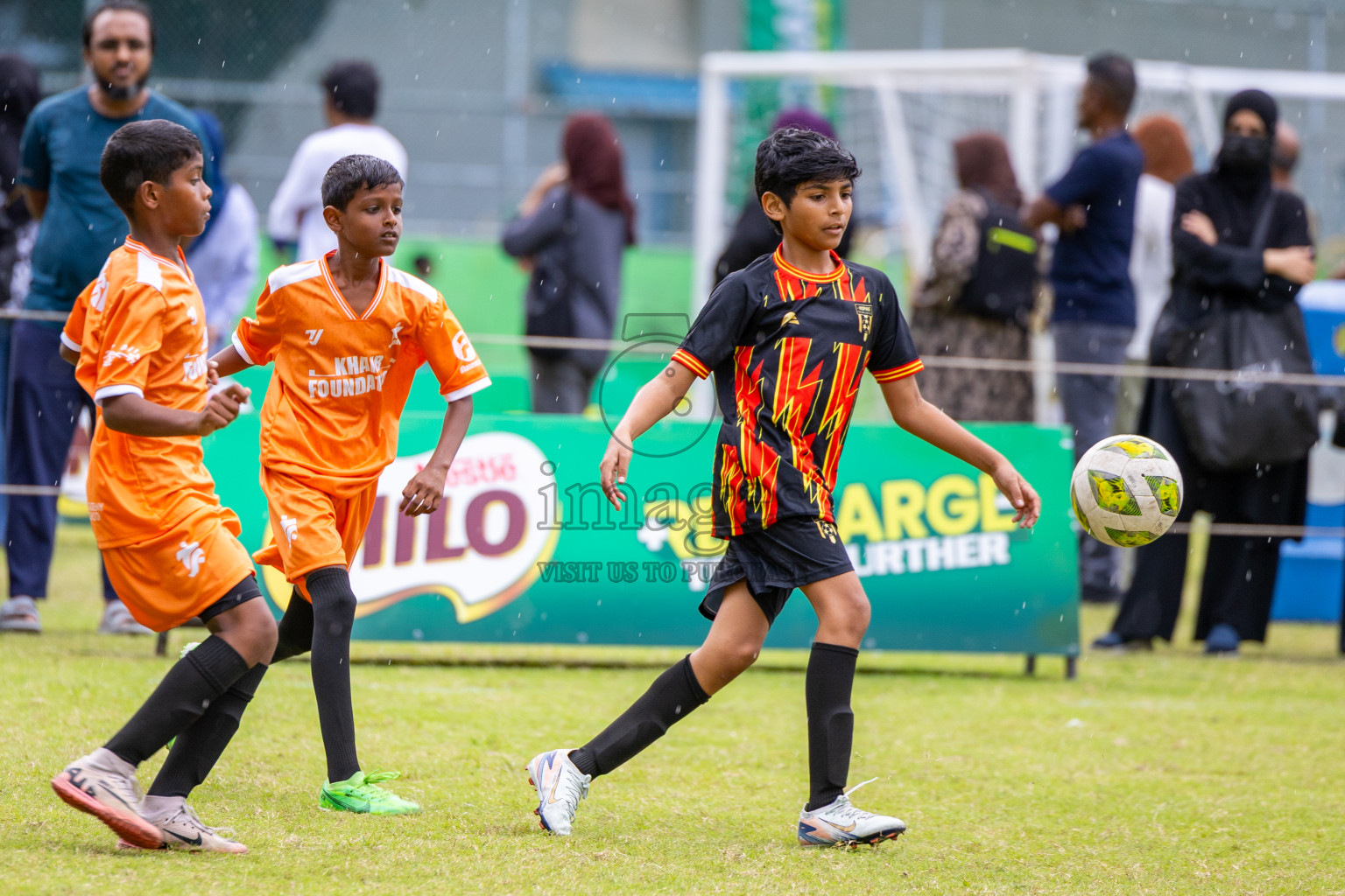 Day 1 of MILO Academy Championship 2025 (U-12) was held at Henveiru Stadium in Male', Maldives on Thursday, 1st May 2025. Photos: Ismail Thoriq / images.mv