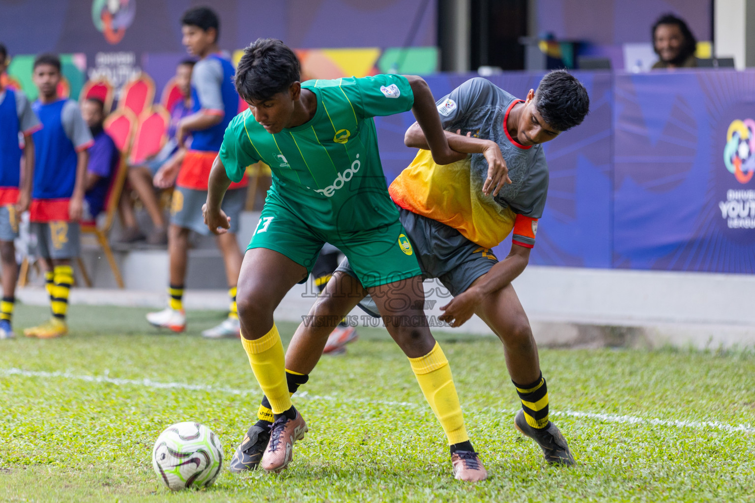 Eagles vs Maziya SRC(U16) in Day 8 of Dhivehi Youth League 2024 held at Henveiru Stadium on Monday, 2nd December 2024. Photos: Mohamed Mahfooz Moosa / Images.mv