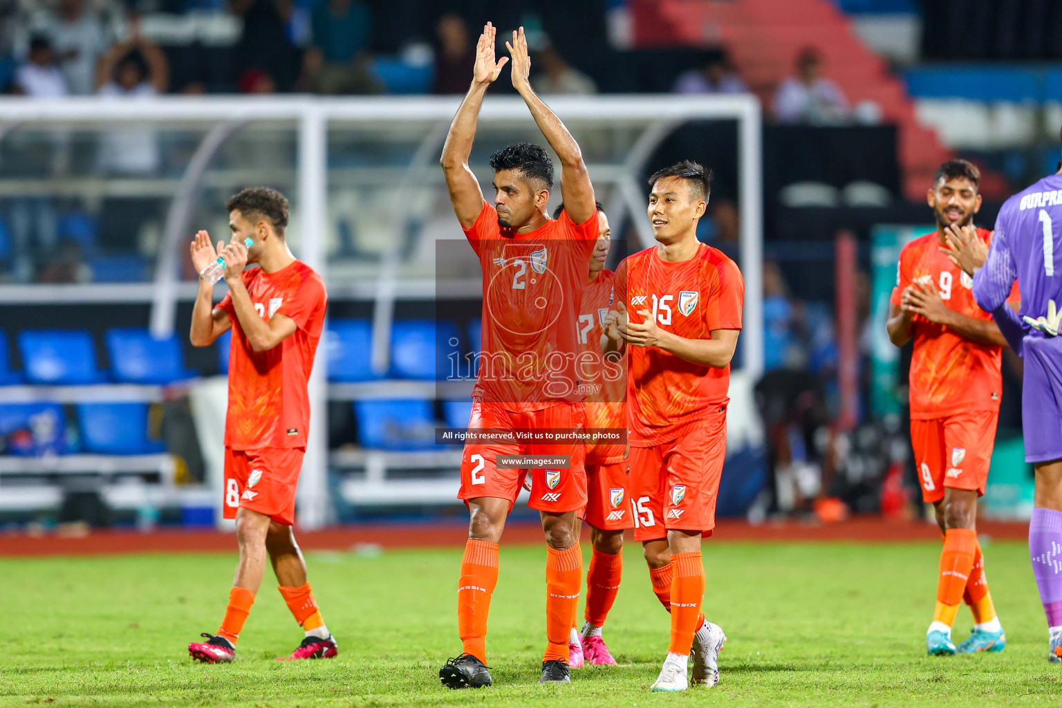 Nepal vs India in SAFF Championship 2023 held in Sree Kanteerava Stadium, Bengaluru, India, on Saturday, 24th June 2023. Photos: Nausham Waheed / images.mv