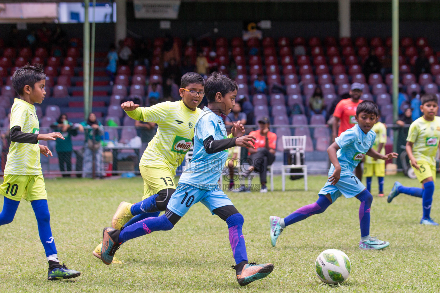 Day 2 of MILO Kids Football Fiesta was held at National Stadium in Male', Maldives on Saturday, 24th February 2024.