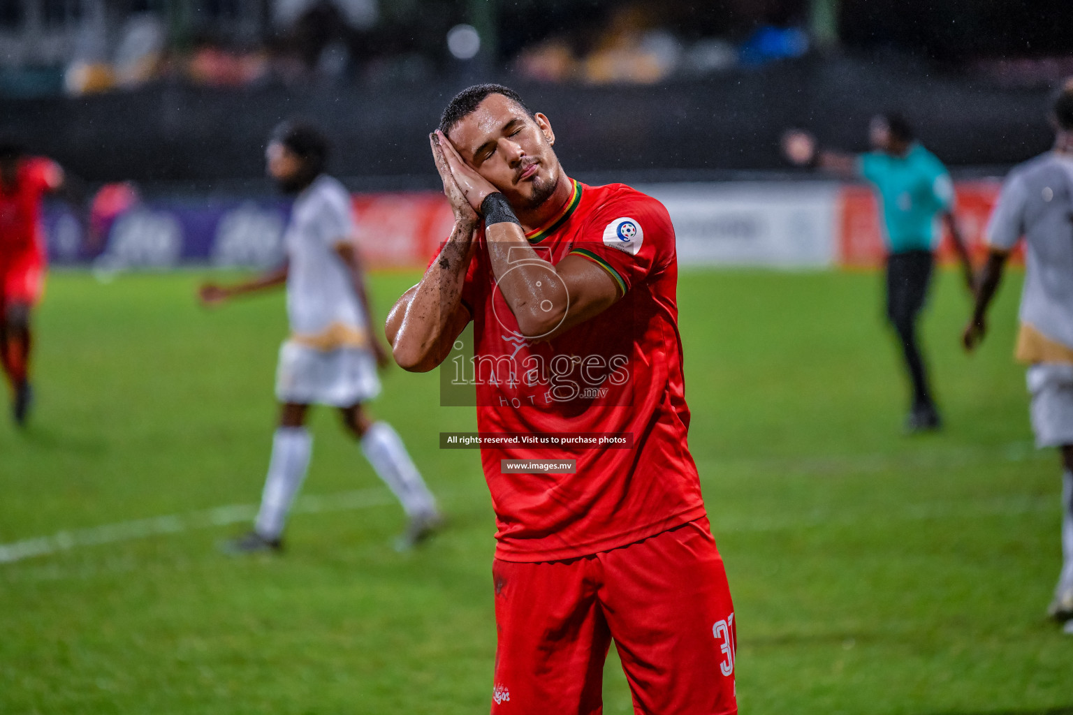 Da Grande vs Club Teenage in Dhivehi Premier League Qualification 22 on 24th Aug 2022, held in National Football Stadium, Male', Maldives Photos: Nausham Waheed / Images.mv