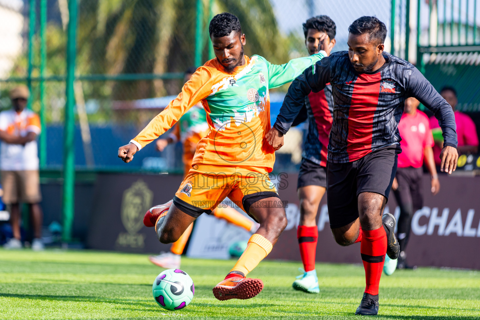 BOWS vs UNF in Day 2 of BG Futsal Challenge 2024 was held on Wednesday, 13th March 2024, in Male', Maldives Photos: Nausham Waheed / images.mv