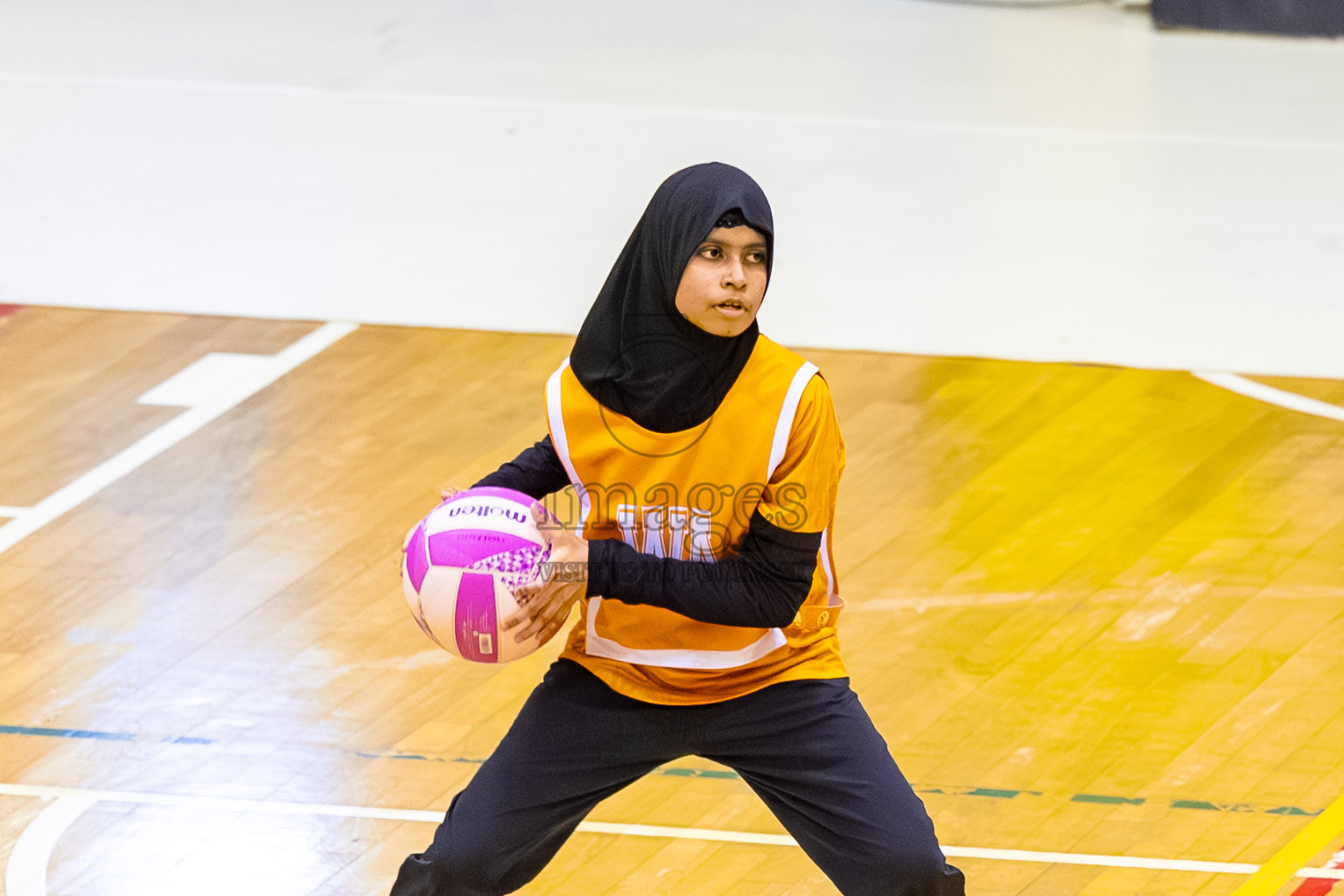 SC Shining Star vs Youth United SC in Day 9 of 24th Milo Netball Association Championship was held in Social Center at Male', Maldives on Tuesday, 9th September 2025. Photos: Mohamed Mahfooz Moosa / images.mv