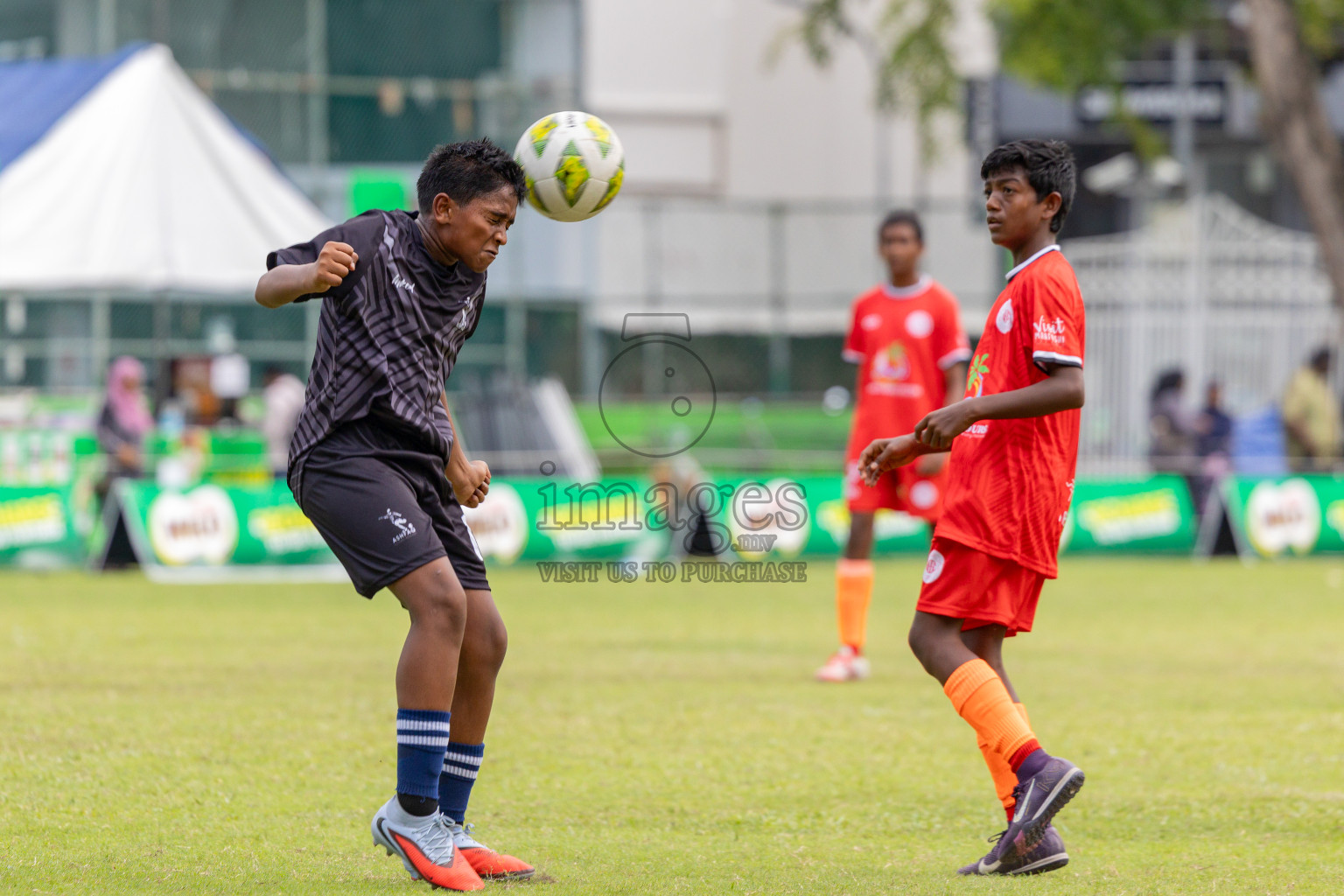 Day 2 of MILO Academy Championship 2025 (U14) was held on Friday, 31st October 2025 at Henveiru Football Grounds, Male', Maldives . 
Photos: Hassan Simah / images.mv