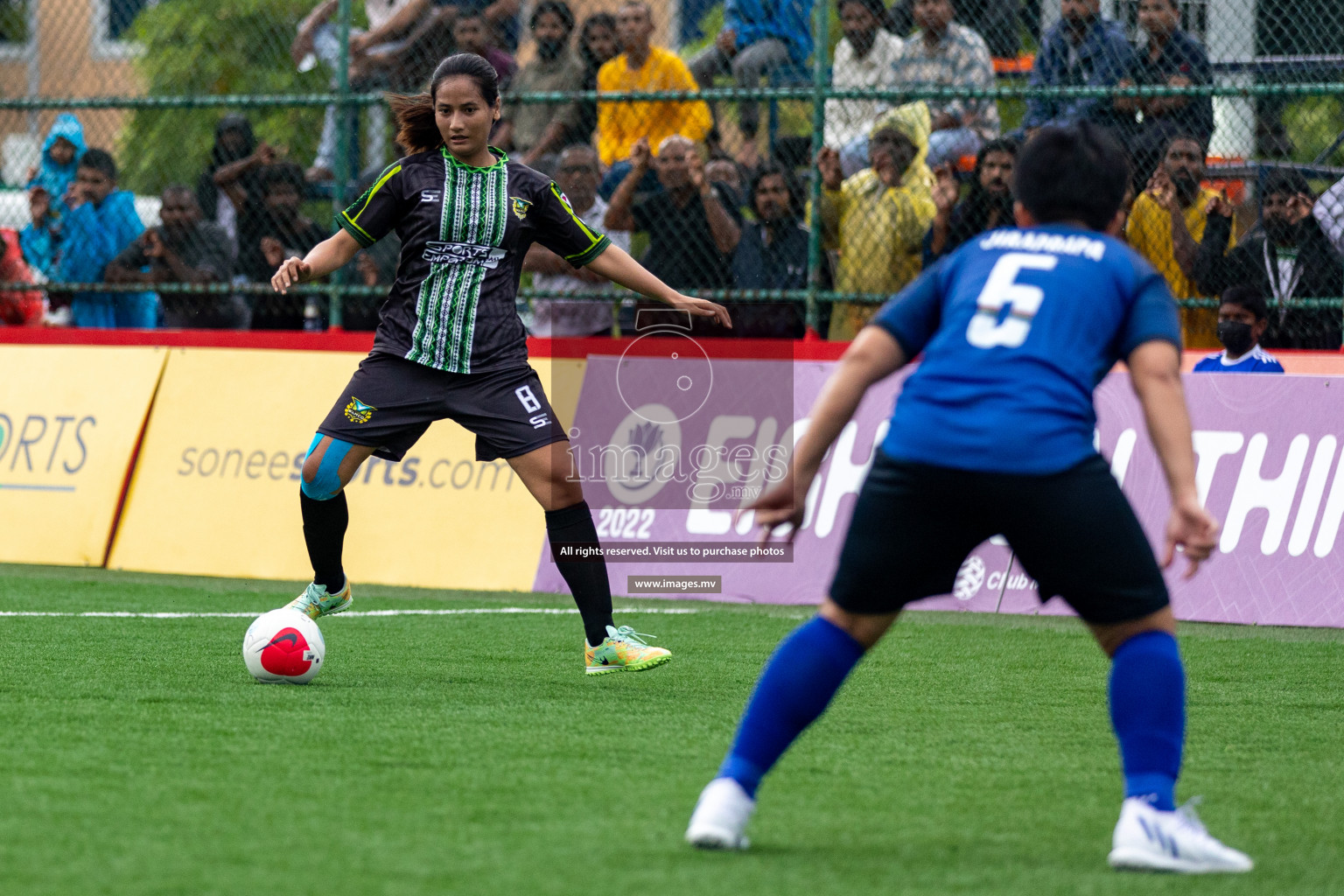 WAMCO vs Team Fenaka in Eighteen Thirty Women's Futsal Fiesta 2022 was held in Hulhumale', Maldives on Friday, 14th October 2022. Photos: Hassan Simah / images.mv