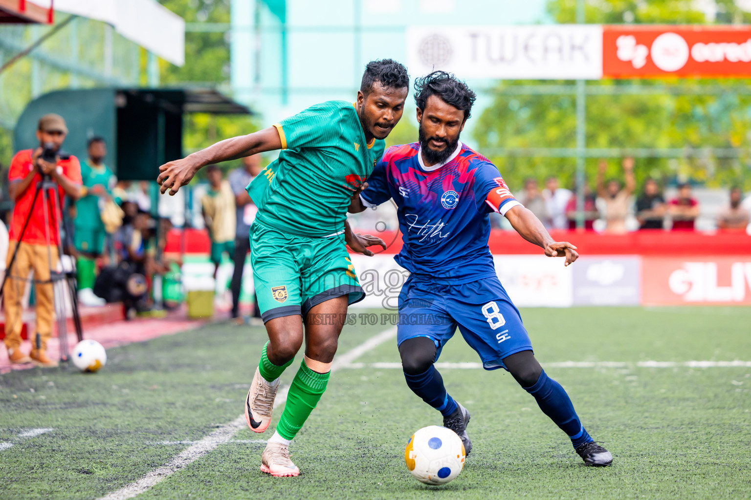 ADh Omadhoo VS ADh Mandhoo in Day 6 of Golden Futsal Challenge 2025 on Friday, 6th January 2025, in Hulhumale', Maldives Photos: Nausham Waheed / images.mv
