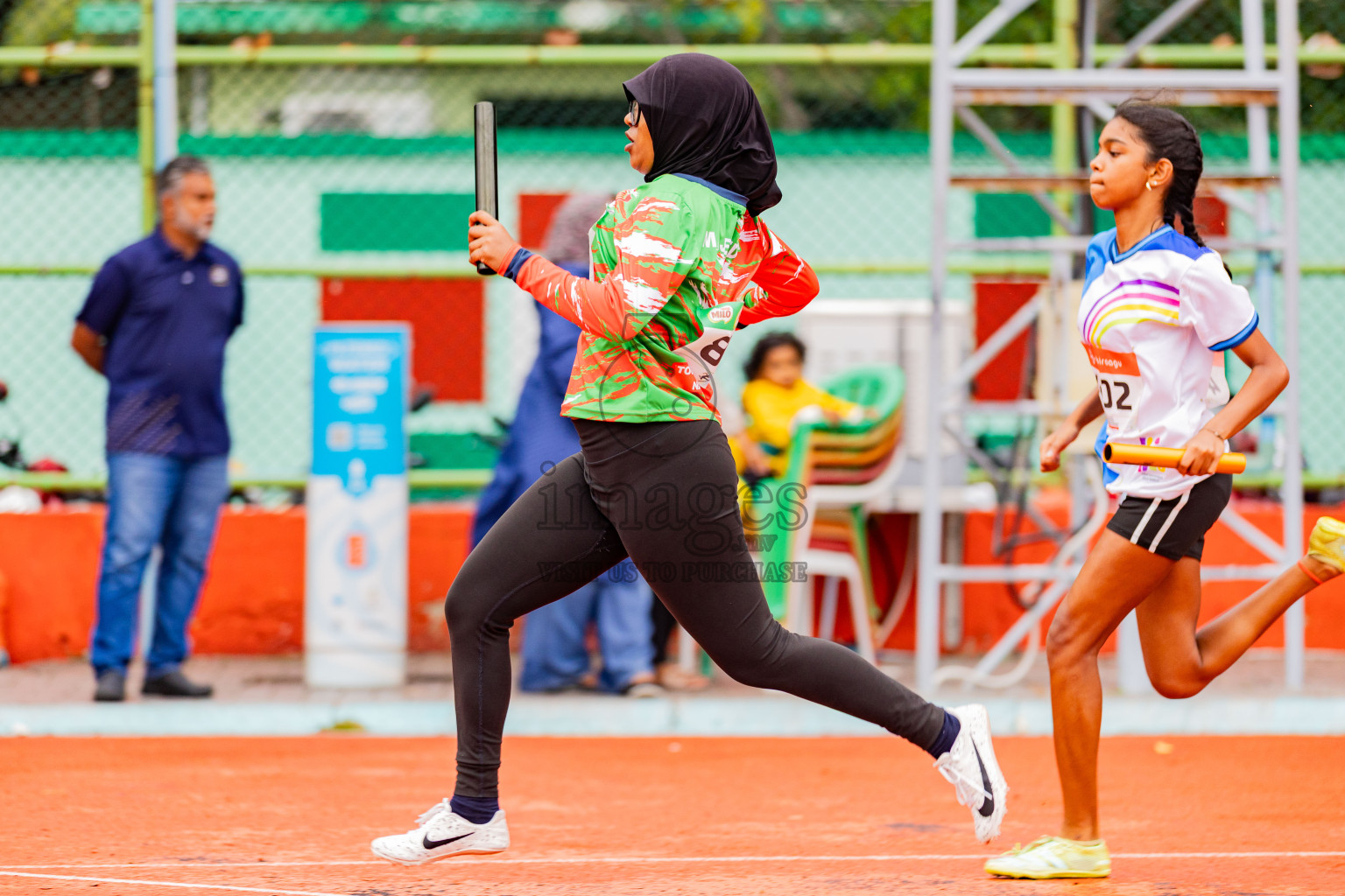 Day 6 of Inter-school Athletics Championship 2025 held in Ekuveni Synthetic Track, Male', Maldives on Sunday, 12th October 2025. Photos by: Areef Adam / Images.mv