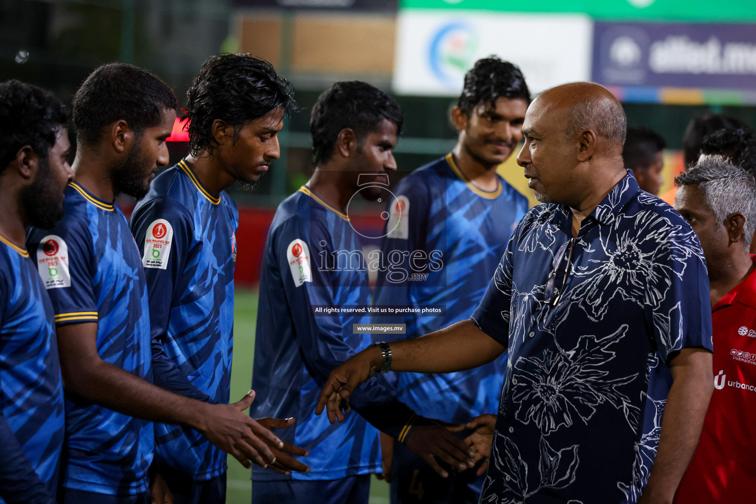 RRC vs Customs RC in Club Maldives Cup 2023 held in Hulhumale, Maldives, on Tuesday, 18th July 2023 Photos: Hassan Simah / images.mv