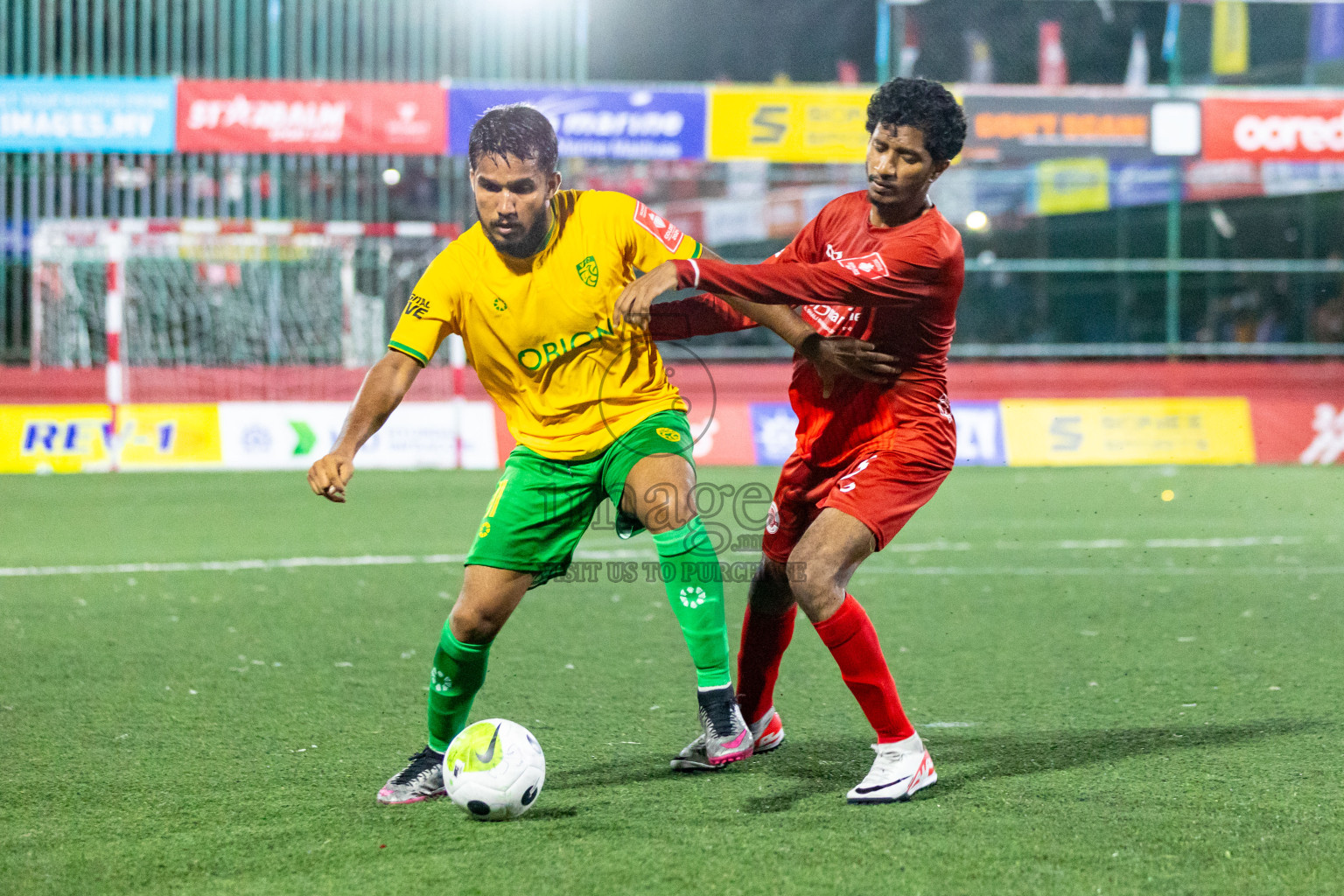 GDh. Vaadhoo VS GDh. Gadhdhoo in Day 23 of Golden Futsal Challenge 2024 was held on Tuesday , 6th February 2024 in Hulhumale', Maldives 
Photos: Hassan Simah / images.mv