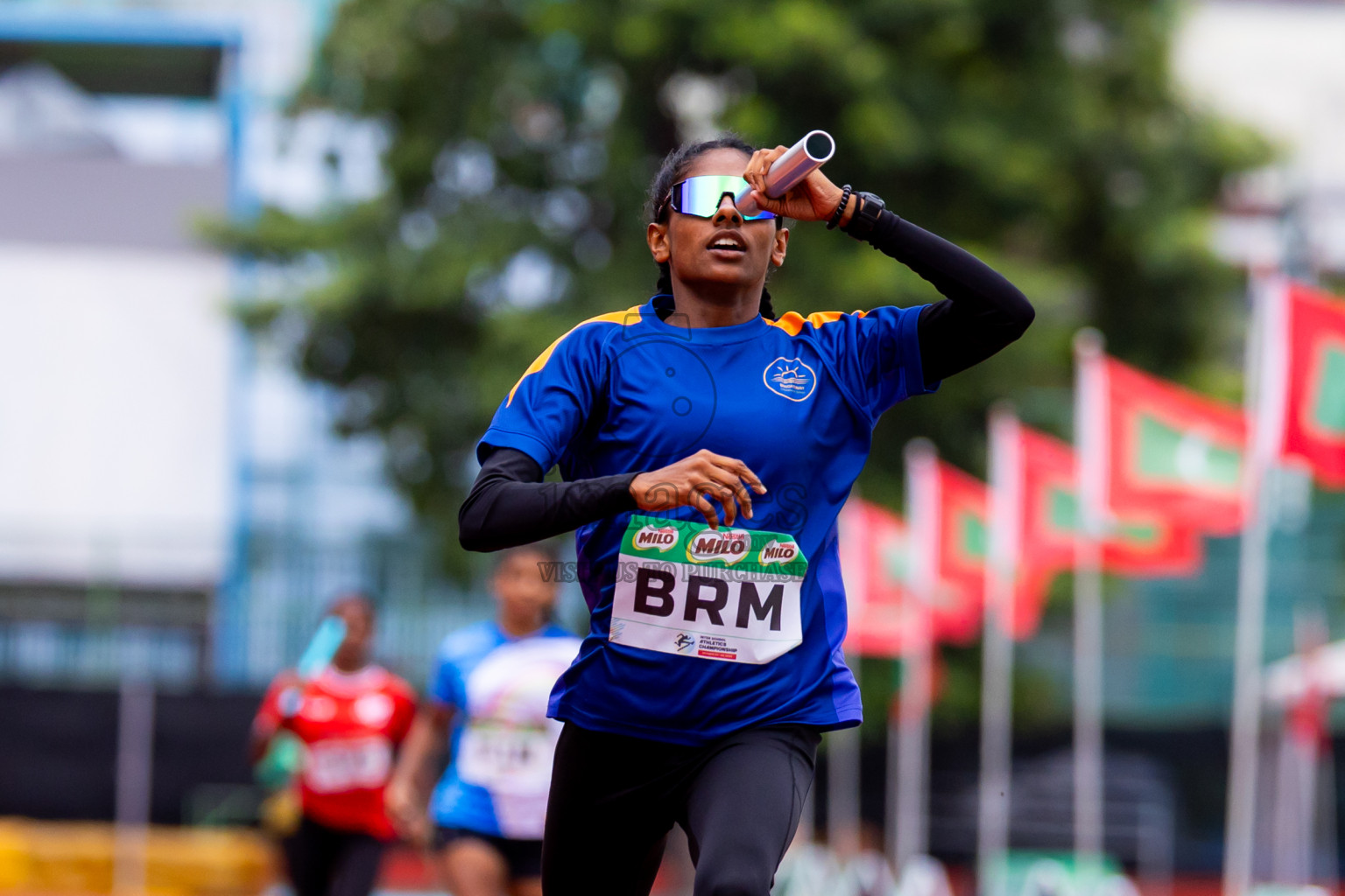 Day 6 of Inter-school Athletics Championship 2025 held in Ekuveni Synthetic Track, Male', Maldives on Sunday, 12th October 2025. Photos by: Nausham Waheed / Images.mv