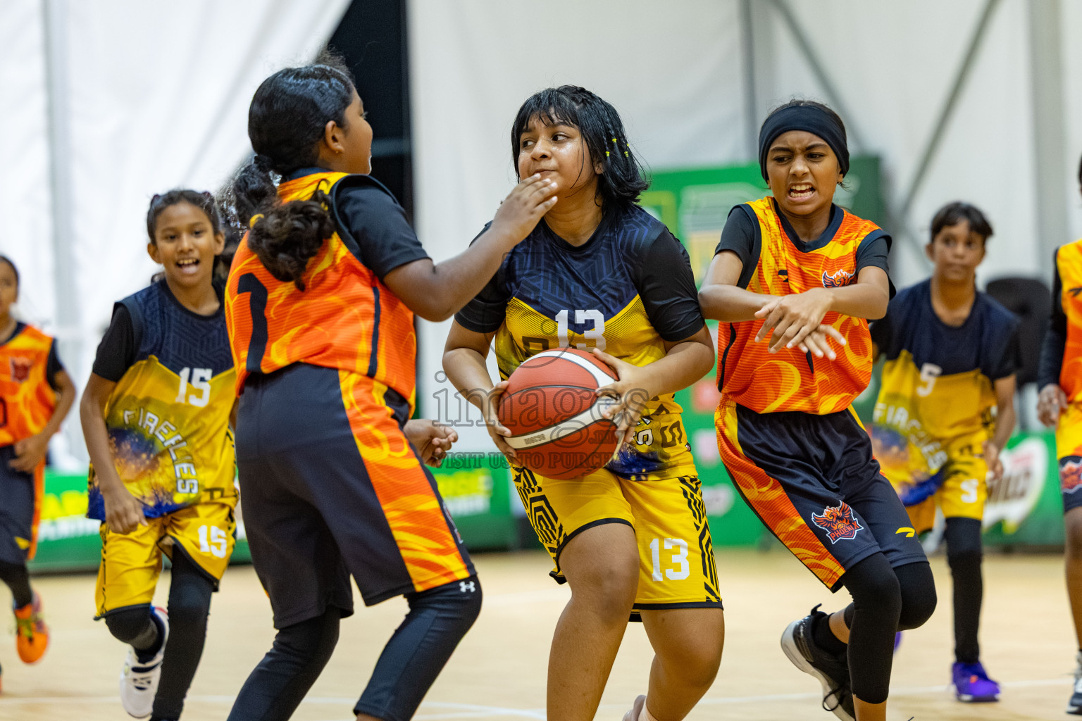 Milo 5 x 5 Junior Challenge 2025 - Basketball tournament held in Basketball Training Center, Male', Maldives on Thursday, 09th October 2025. 
Photo by: Hassan Simah / Images.mv