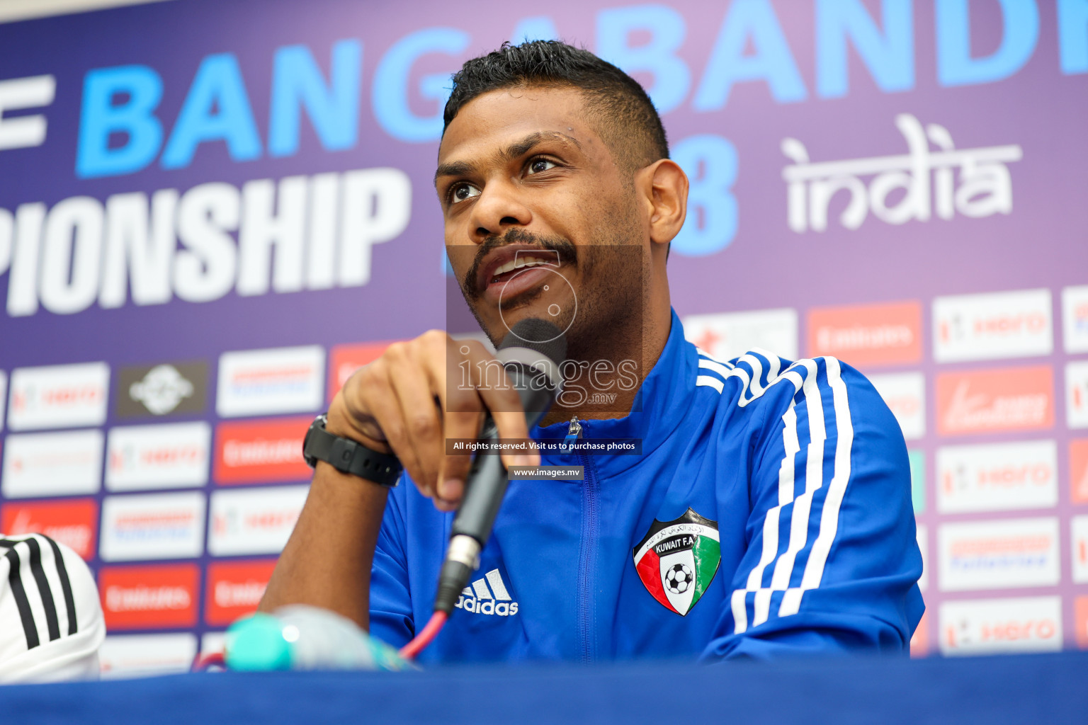 Saff Championship Final Pre-match press conference held in Sree Kanteerava Stadium, Bengaluru, India, on Monday, 3rd July 2023. Photos: Nausham Waheed / images.mv