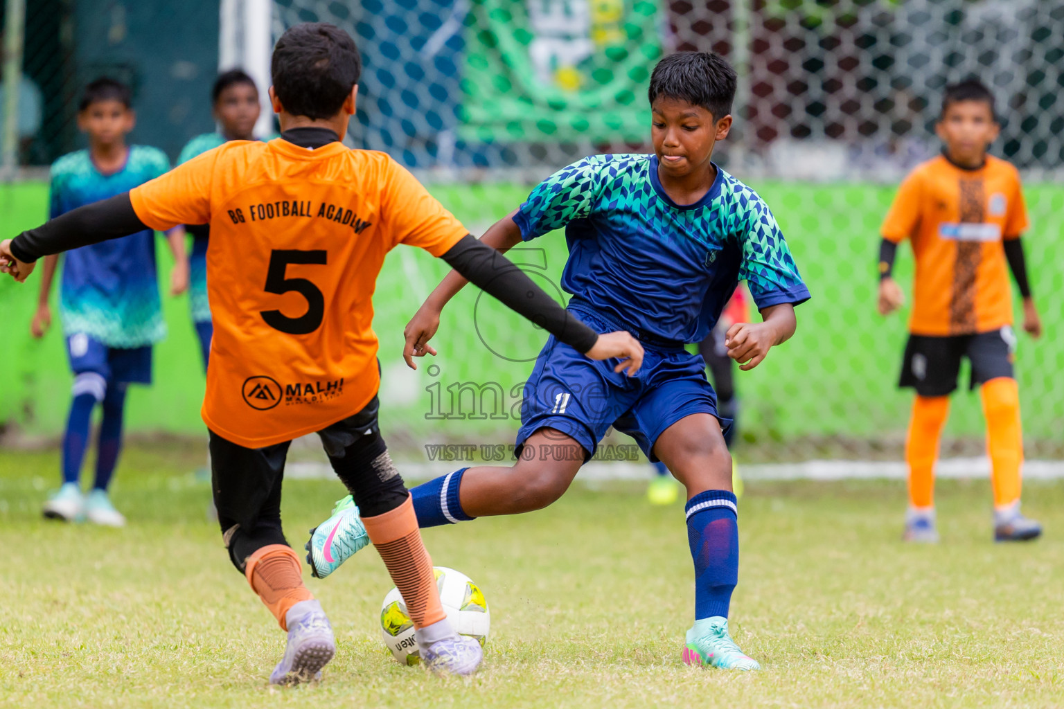 Day 1 of MILO Academy Championship 2025 (U-12) was held at Henveiru Stadium in Male', Maldives on Thursday, 1st May 2025. Photos: Nausham Waheed / images.mv