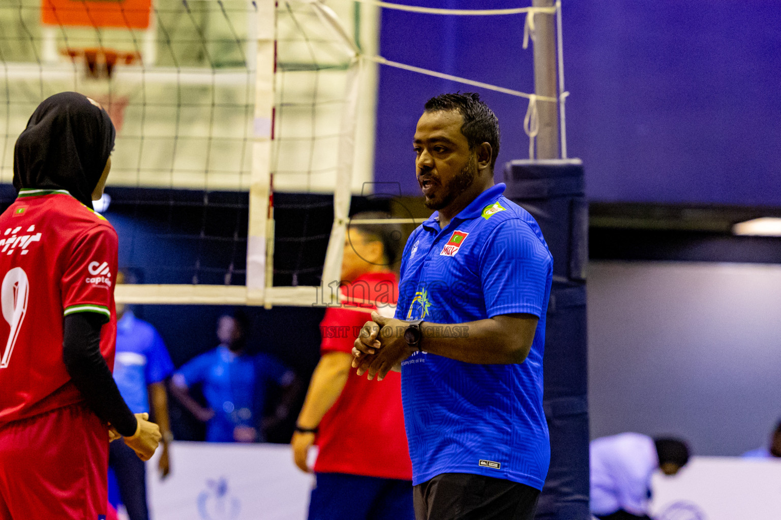 Final of CAVA Woman's Volleyball Challenge Cup 2024 was held in Social Center, Male', Maldives on Wednesday, 11th September 2024. Photos: Nausham Waheed / images.mv