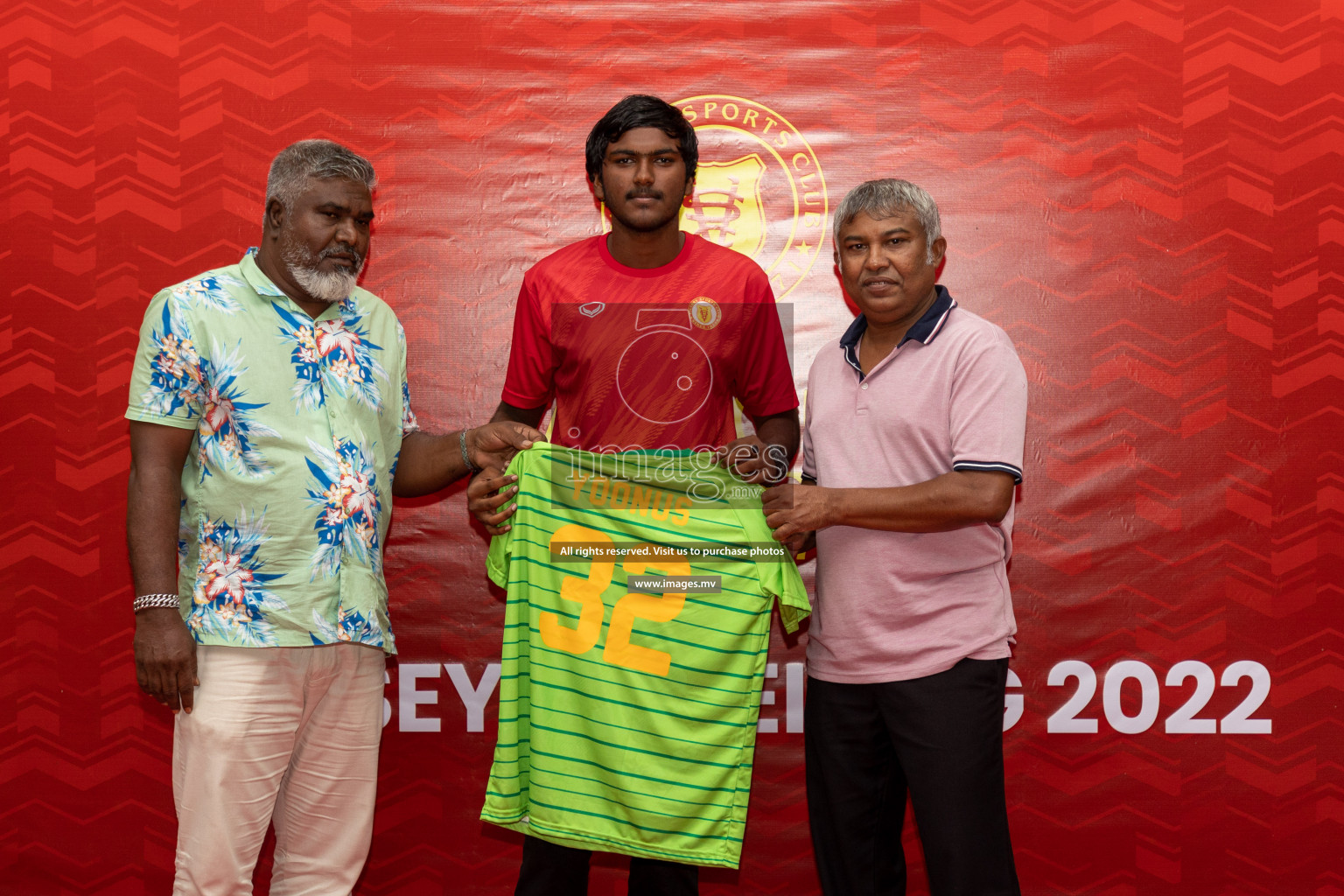 Victory Sports Club Jersey Unveiling 2022 on 14th July 2022, held in Jamaaludheen School Hall, Male', Maldives  Photos: Hassan Simah / Images.mv