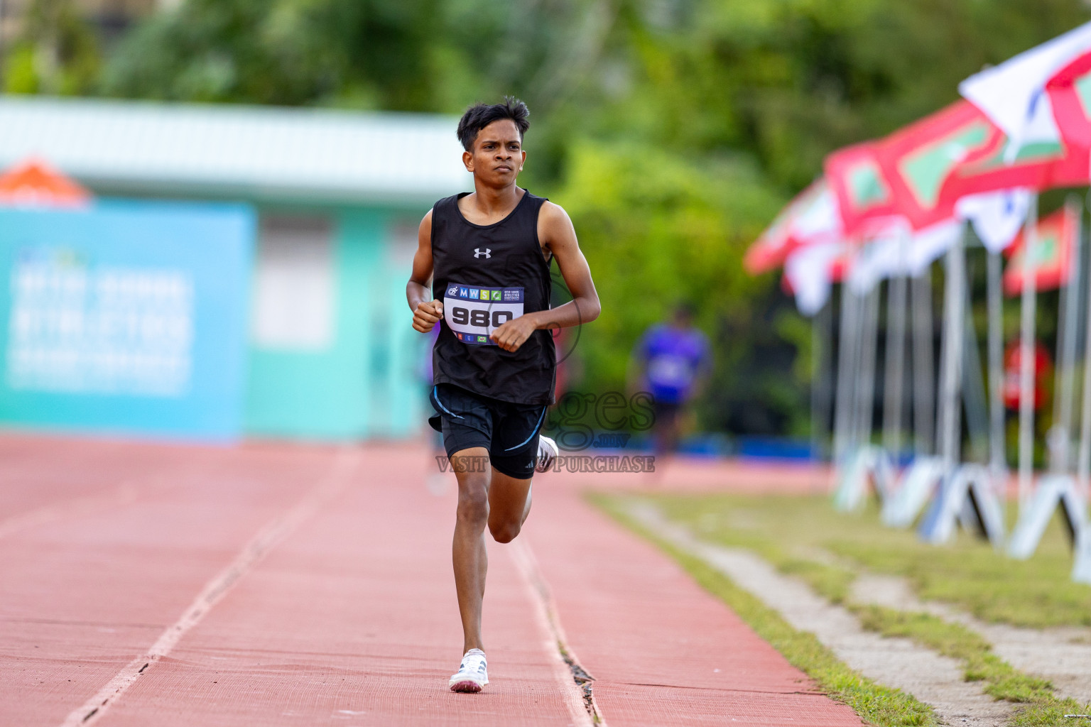 Day 2 of MWSC Interschool Athletics Championships 2024 held in Hulhumale Running Track, Hulhumale, Maldives on Sunday, 10th November 2024. Photos by: Ismail Thoriq / Images.mv