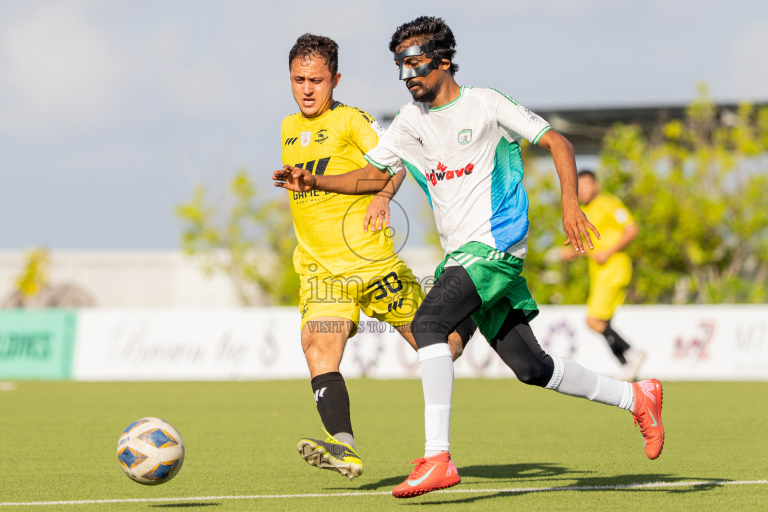 Semi Finals Match 02 Huss Songun FT VS Velaa Sports Club in Day 8 of Eydhafushi Cup 2025 held in Eydhafushi Football Stadium at B. Eydhafushi, Maldives on Saturday, 13th September 2025. Photos: Arif Rasheed / images.mv