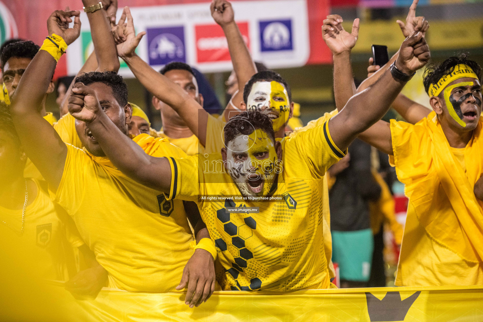 RRC Vs FSM in the Semi Finals of Club Maldives 2021 held in Hulhumale, Maldives on 19 December 2021. Photos: Nausham Waheed / images.mv