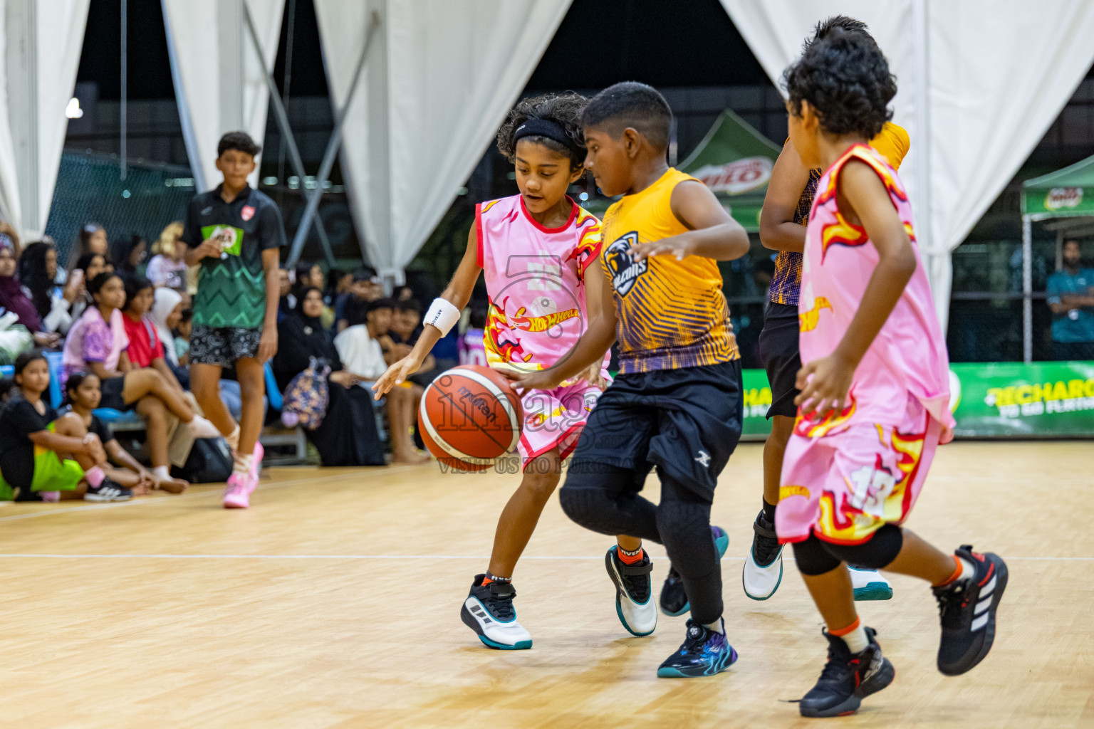 Milo 5 x 5 Junior Challenge 2025 - Basketball tournament held in Basketball Training Center, Male', Maldives on Thursday, 09th October 2025. 
Photo by: Hassan Simah / Images.mv
