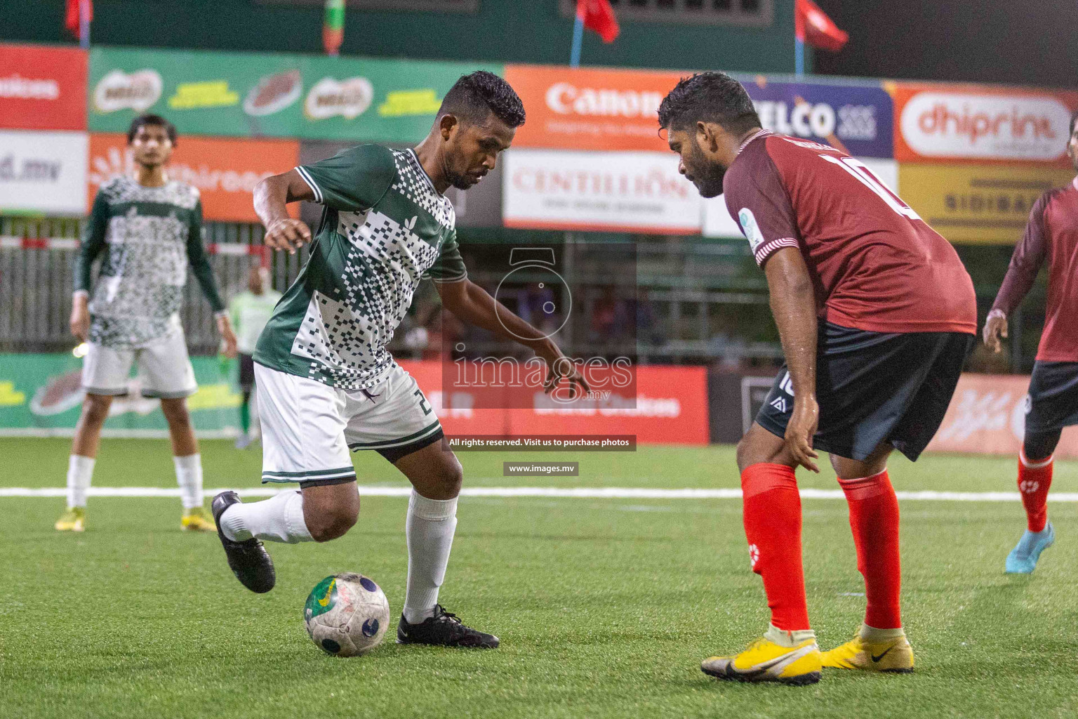 President's Office SC vs Club 220 in Club Maldives Cup Classic 2023 held in Hulhumale, Maldives, on Monday, 24th July 2023. Photos: Ismail Thoriq / images.mv