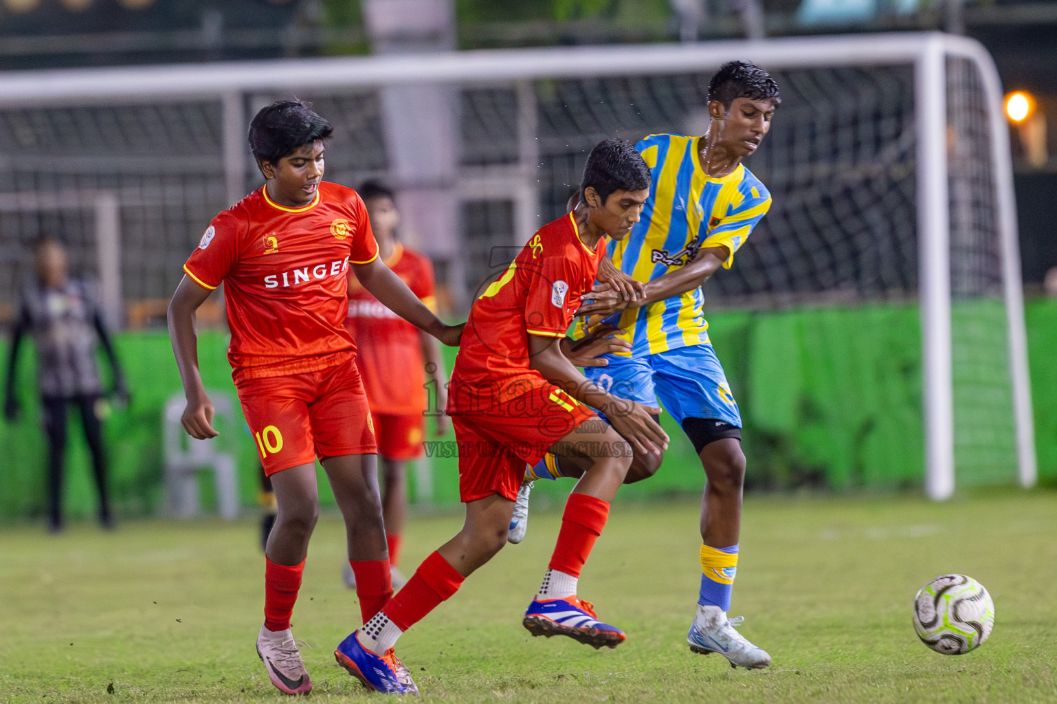 Dhivehi Youth League 2024 - Day 1. Matches held at Henveiru Stadium on 21st November 2024 , Thursday. Photos: Shuu Abdul Sattar/ Images.mv