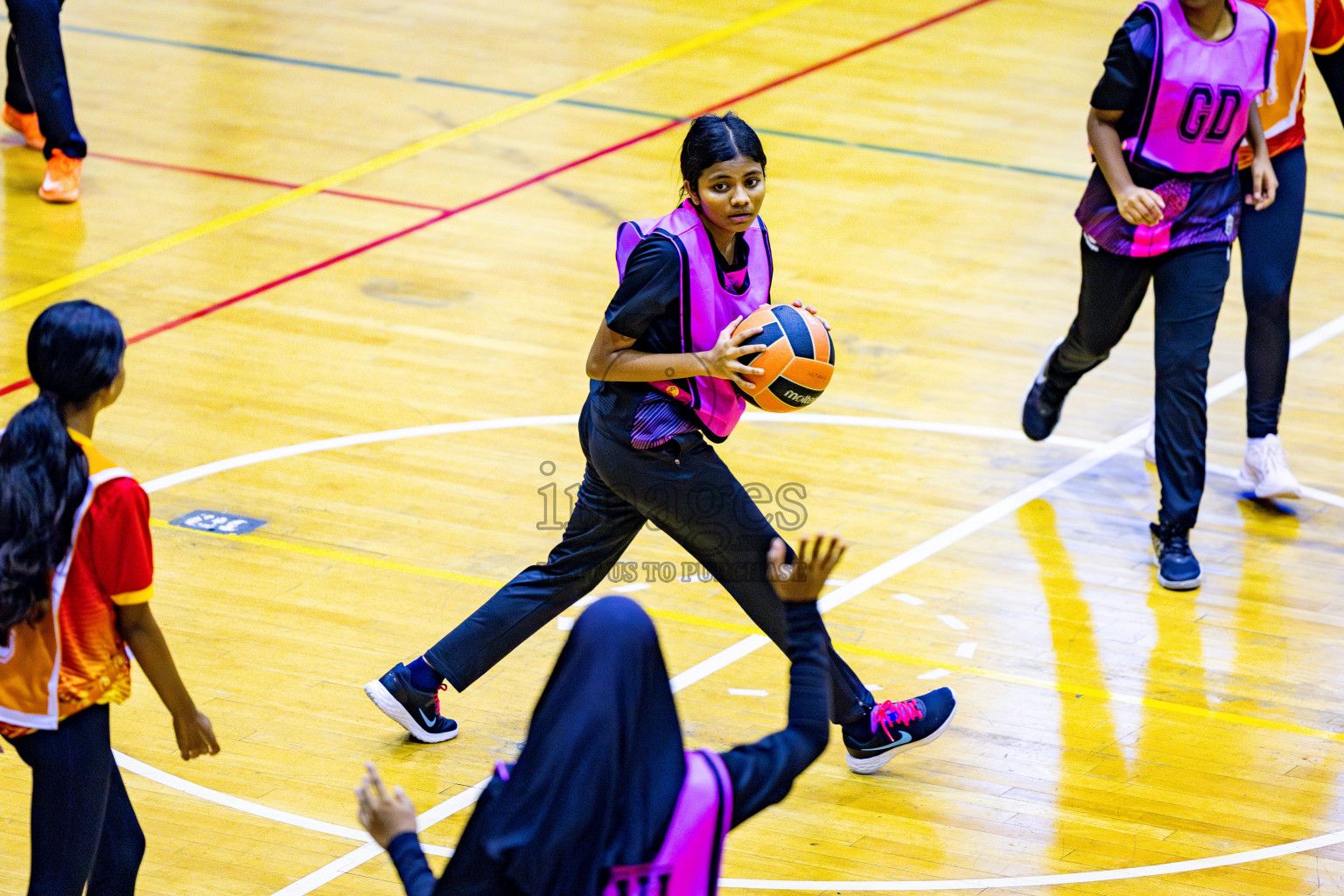 Day 2 of 21st National Netball Tournament was held in Social Canter at Male', Maldives on Thursday, 10th May 2024. Photos: Nausham Waheed / images.mv