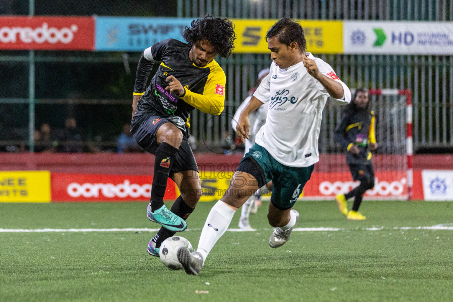 L Kalaidhoo vs L Maabaidhoo in Day 7 of Golden Futsal Challenge 2024 was held on Saturday, 20th January 2024, in Hulhumale', Maldives Photos: Nausham Waheed / images.mv