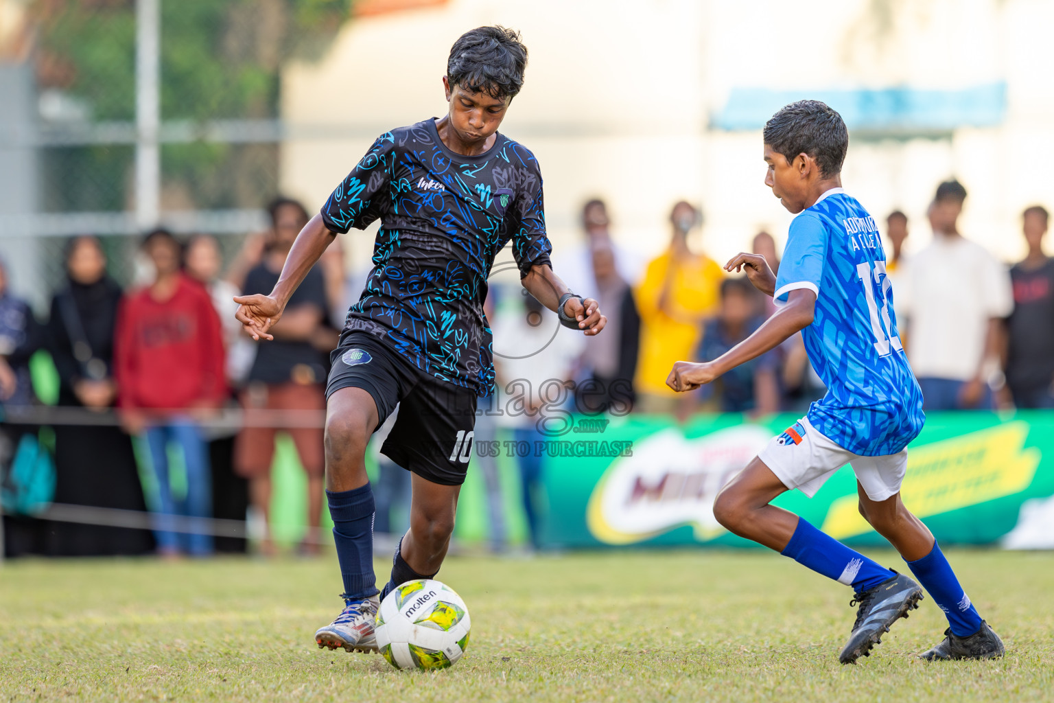 Day 4 of MILO Academy Championship 2024 (U-14) was held in Henveyru Stadium, Male', Maldives on Sunday, 3rd November 2024. Photos: Ismail Thoriq / Images.mv