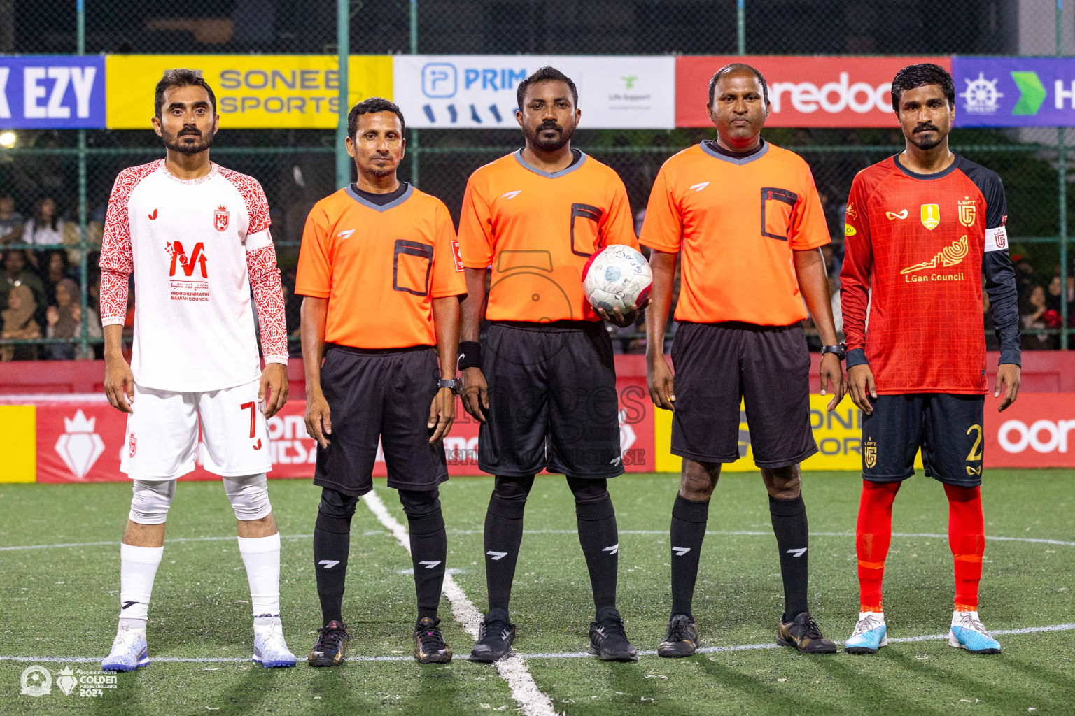 L Maavah vs L Gan in Day 7 of Golden Futsal Challenge 2024 was held on Saturday, 20th January 2024, in Hulhumale', Maldives Photos: Ismail Thoriq / images.mv