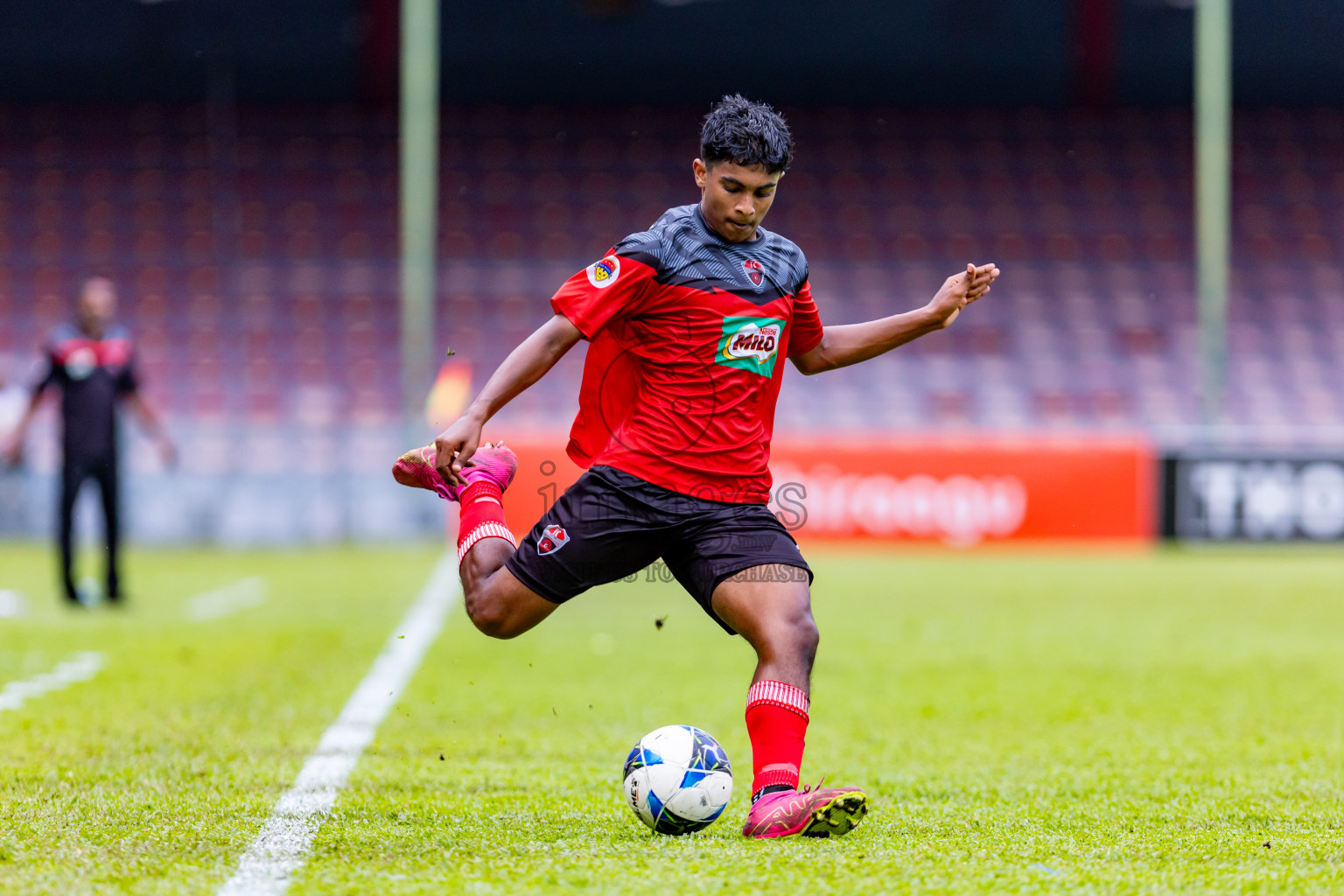 TC Sports Club vs Super United Sports in Day 5 of Under 19 Youth Championship 2024 was held at National Stadium in Male', Maldives on Sunday, 23rd June 2024. Photos: Nausham Waheed / images.mv