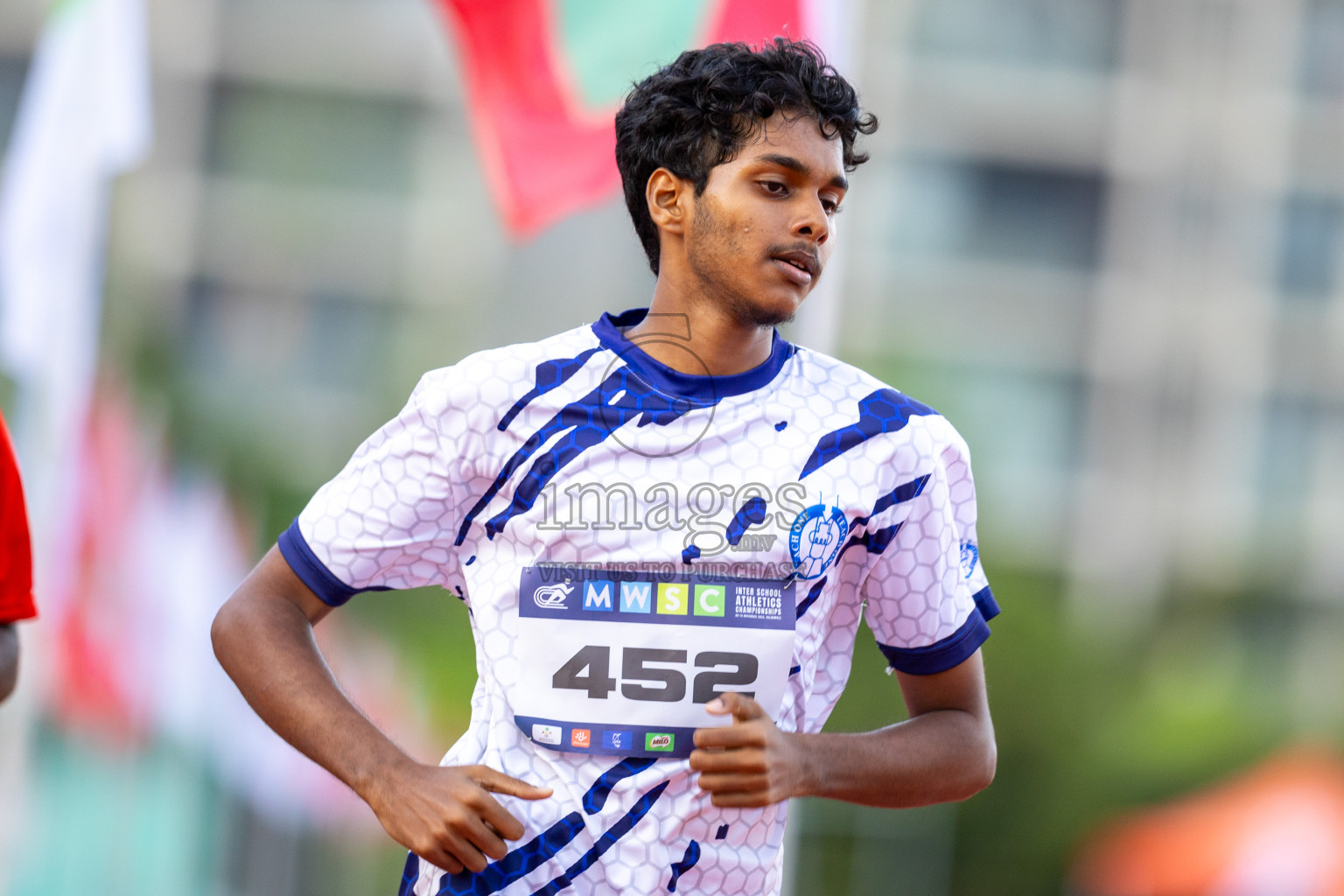 Day 2 of MWSC Interschool Athletics Championships 2024 held in Hulhumale Running Track, Hulhumale, Maldives on Sunday, 10th November 2024. Photos by: Ismail Thoriq / Images.mv