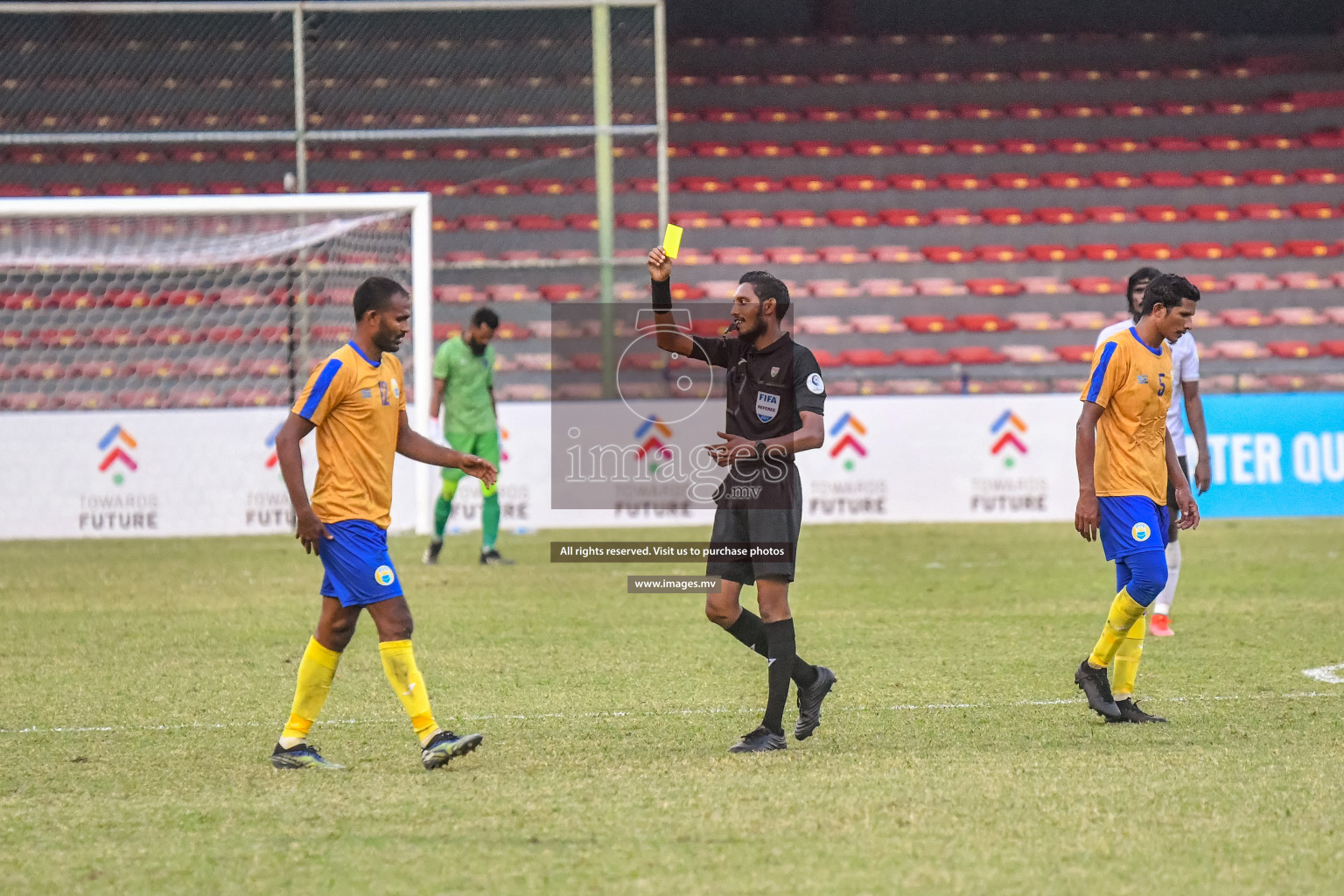 Club Valencia vs Super United Sports in the President's Cup 2021/2022 held in Male', Maldives on 08 Jan2022 Photos by Nausham Waheed