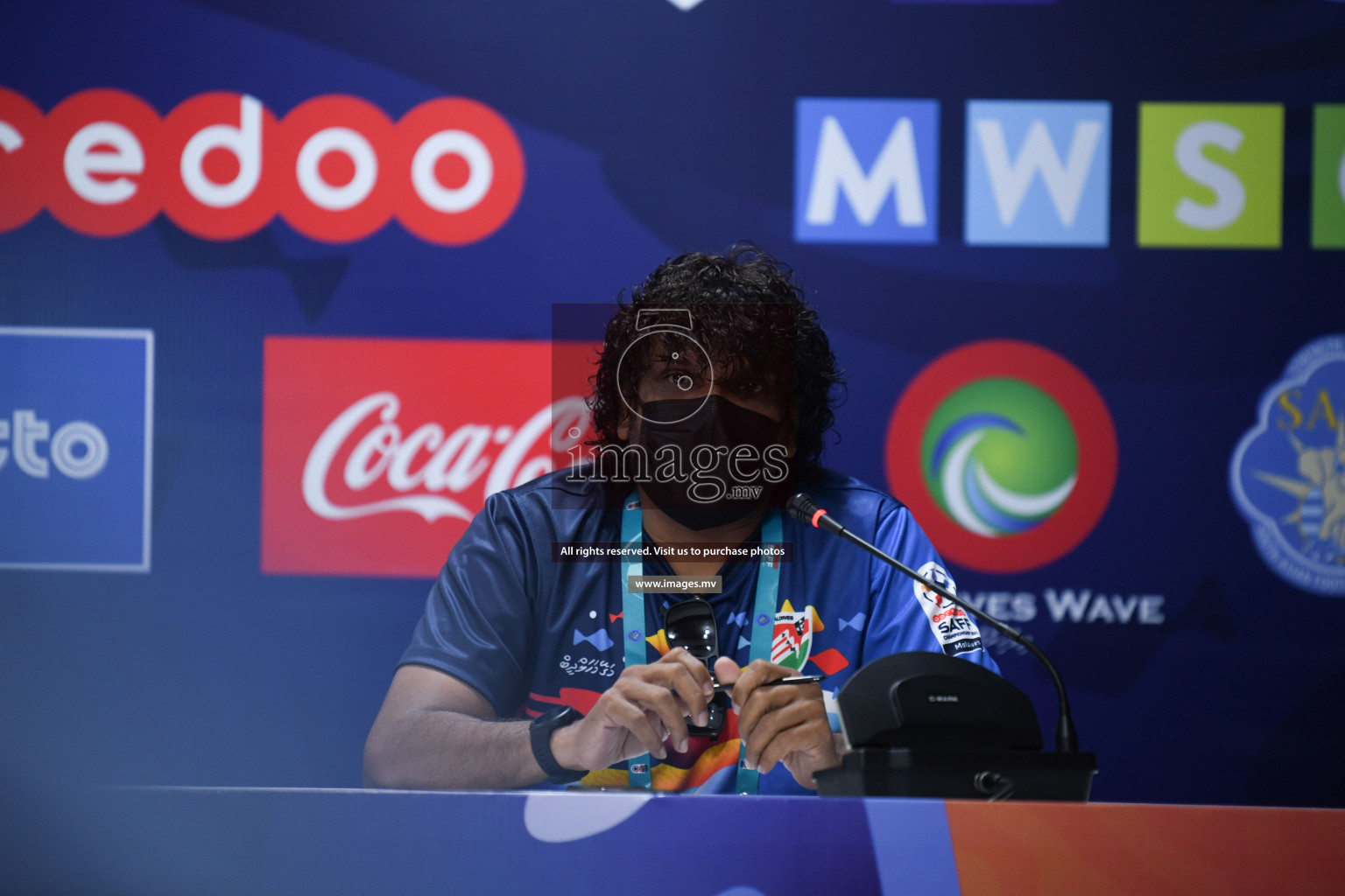 Match Day 3, Pre-match Press Conference of SAFF Championship 2021 held on 06th October 2021 at Galholhu National Stadium, Male', Maldives