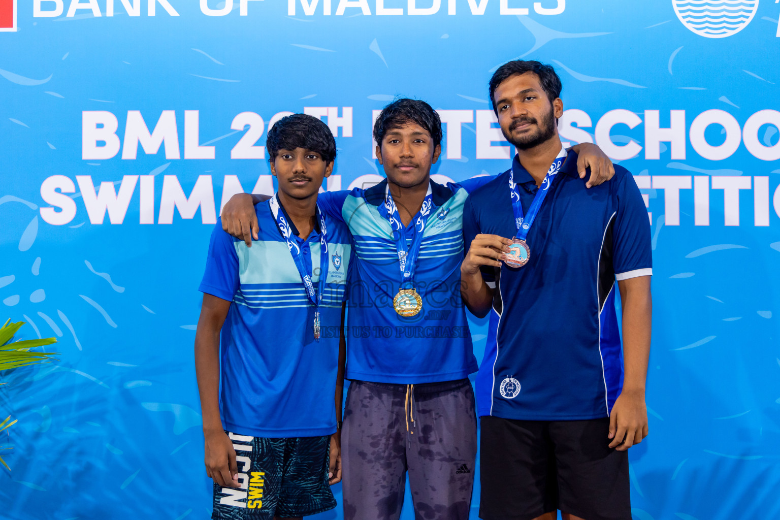 Day 4 of 20th Inter-school Swimming Competition 2024 held in Hulhumale', Maldives on Tuesday, 15th October 2024. Photos: Nausham Waheed / images.mv