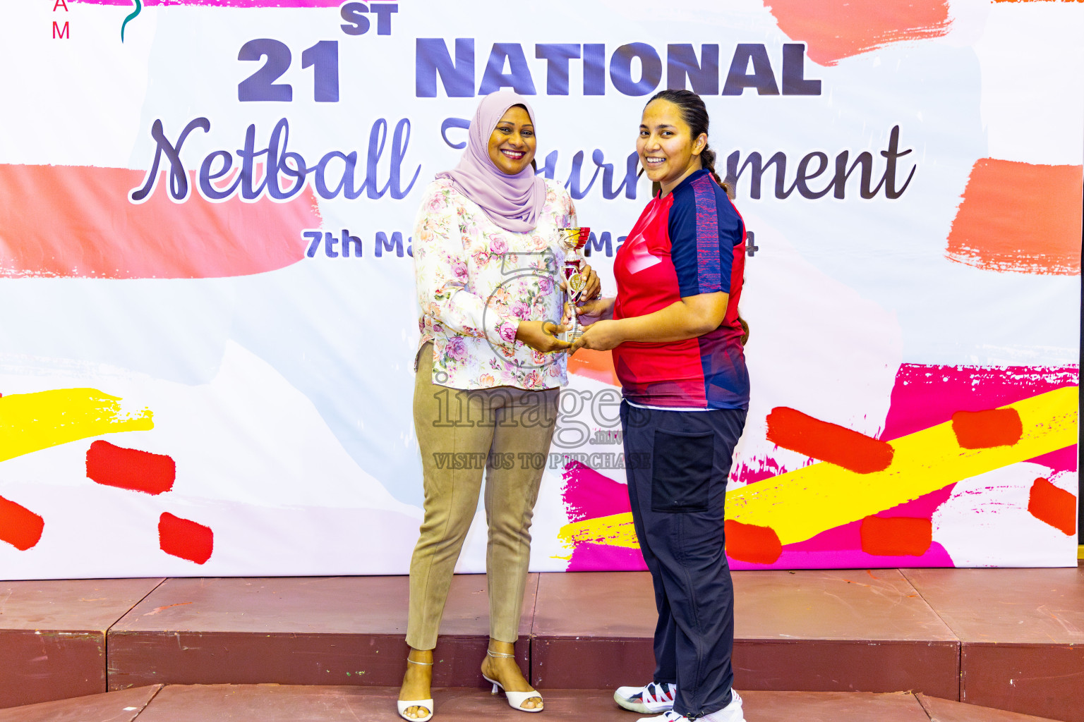 Club Matrix vs Club Green Streets in Final of 21st National Netball Tournament was held in Social Canter at Male', Maldives on Wednesday, 22nd May 2024. Photos: Nausham Waheed / images.mv