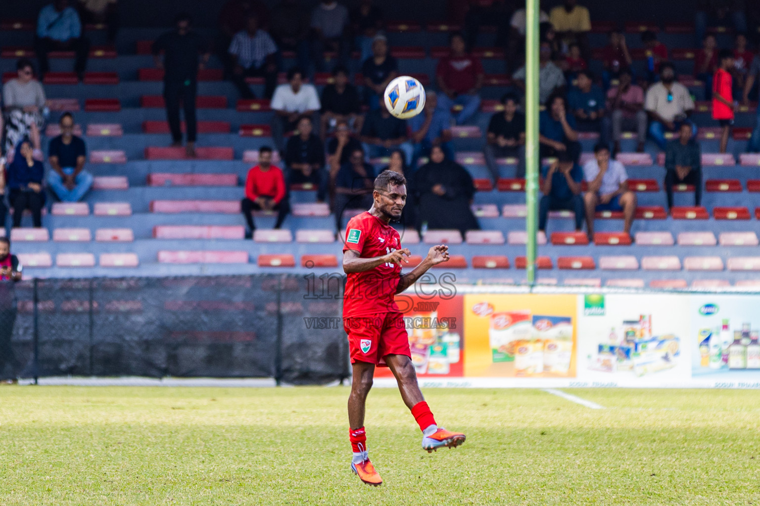 Maldives vs Philippines in AFC Asian Cup Qualifies held in National Football Stadium, Male', Maldives on Tuesday, 18th November 2025. Photos: Areef Adam / Images.mv