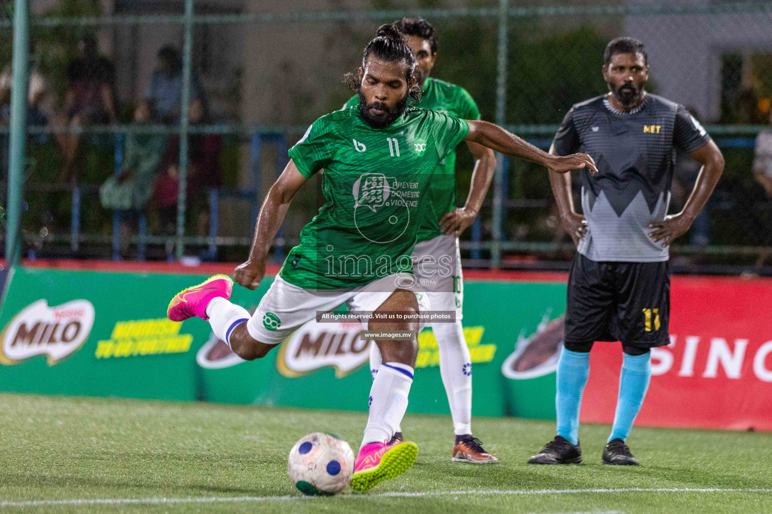 Team Badhahi vs Meteorology in Club Maldives Cup Classic 2023 held in Hulhumale, Maldives, on Monday, 24th July 2023. Photos: Ismail Thoriq / images.mv