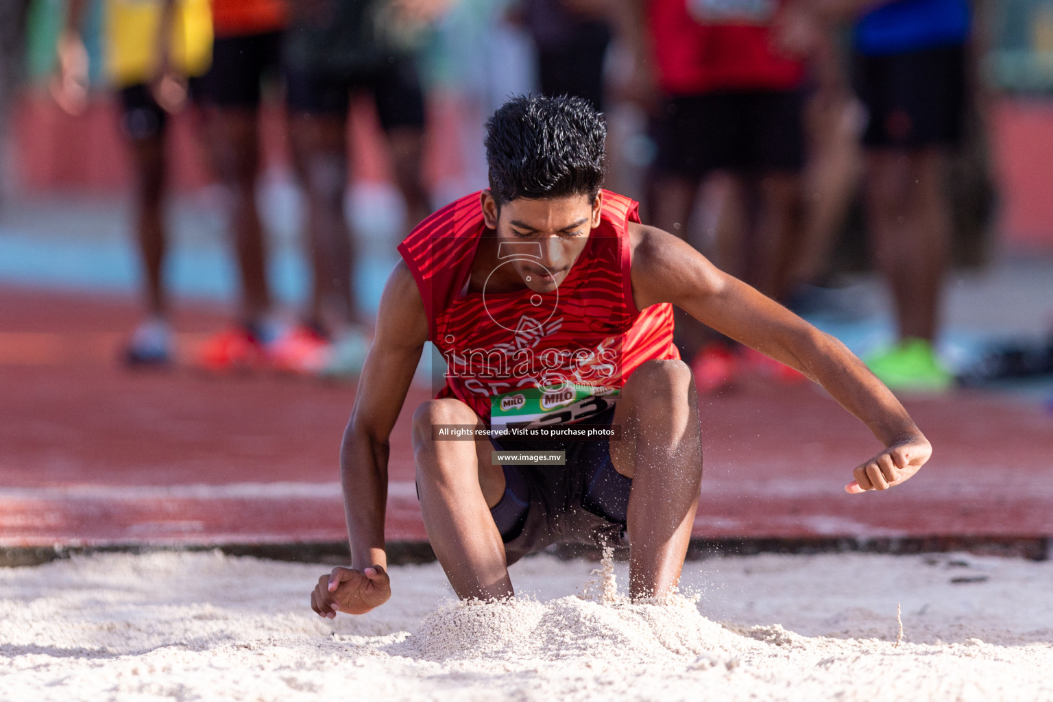 Day 2 of National Athletics Championship 2023 was held in Ekuveni Track at Male', Maldives on Saturday, 25th November 2023. Photos: Nausham Waheed / images.mv