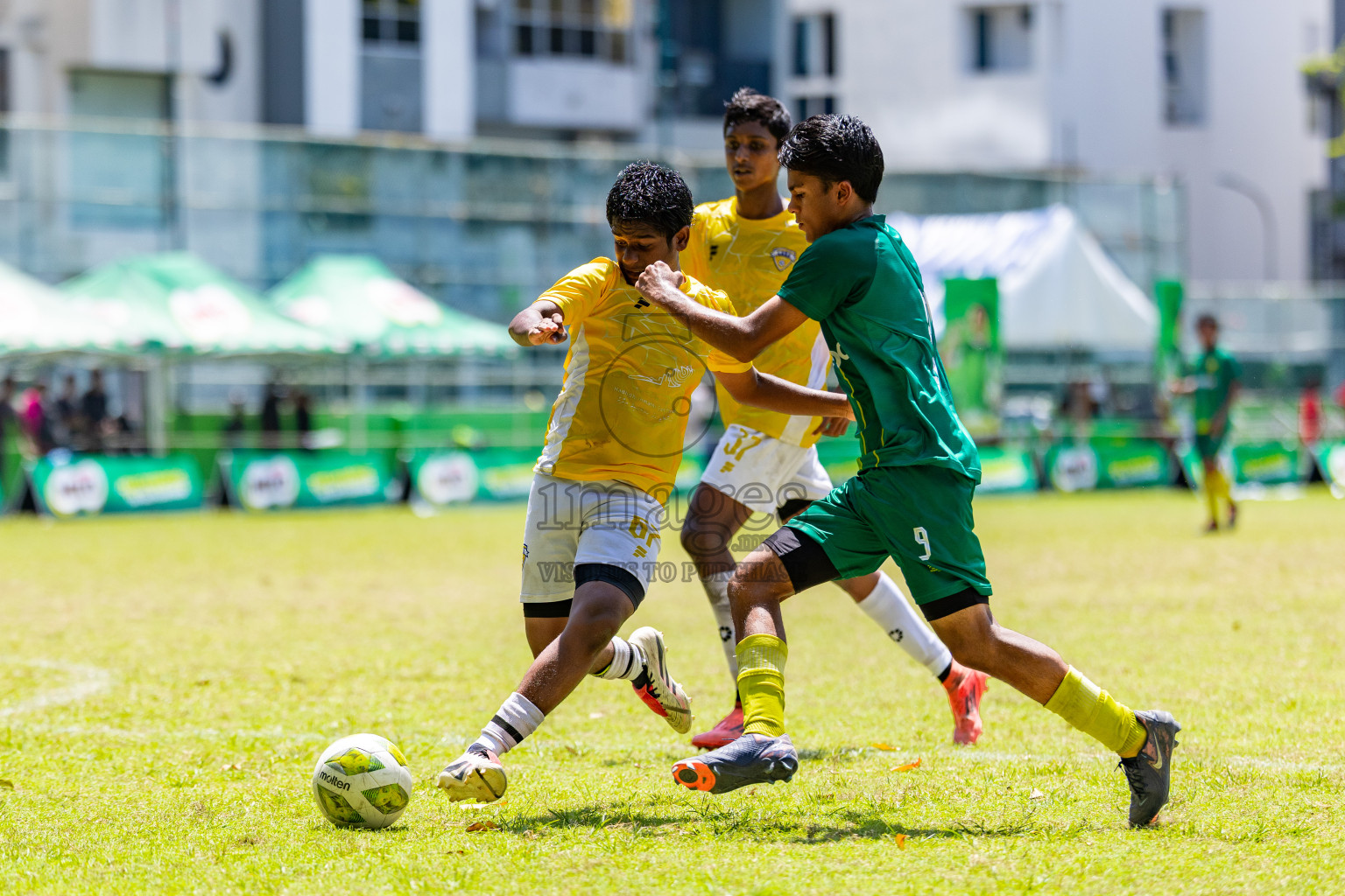 Day 5 of MILO Academy Championship 2025 (U14) was held on Monday, 3rd November 2025 at Henveiru Football Grounds, Male', Maldives . 

Photos: Mohamed Mahfooz Moosa / images.mv