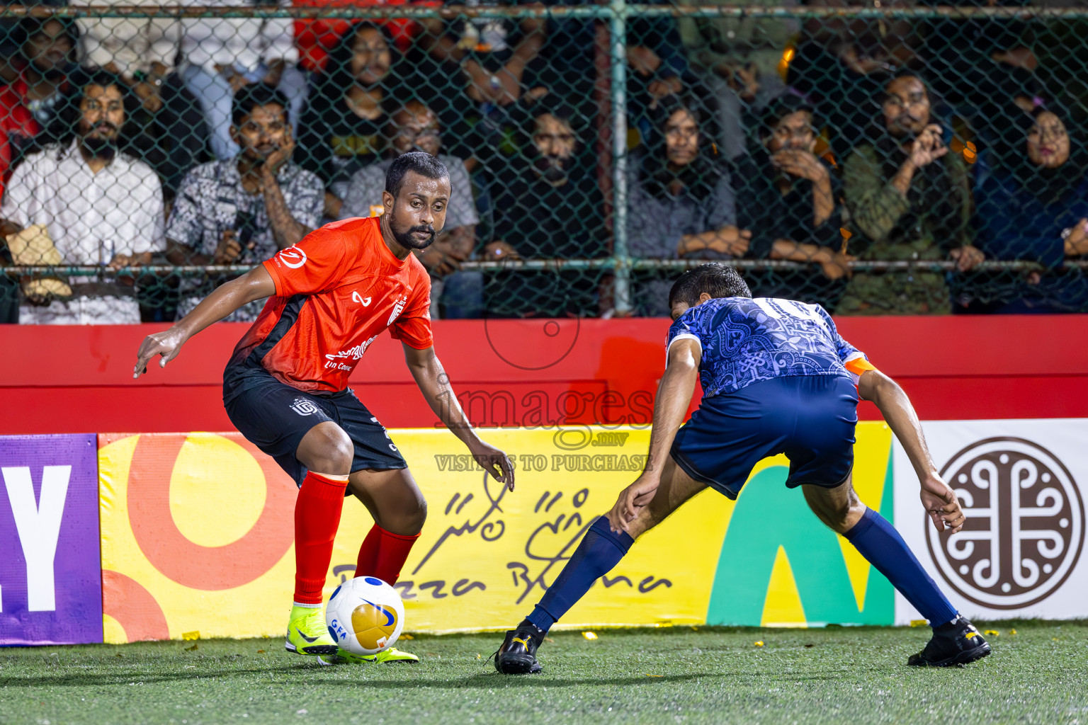 L Gan vs L Mundoo in Atoll Round Final on Day 22 of Golden Futsal Challenge 2025 was held on Sunday , 26th January 2025, in Hulhumale', Maldives.
Photos: Ismail Thoriq / images.mv
